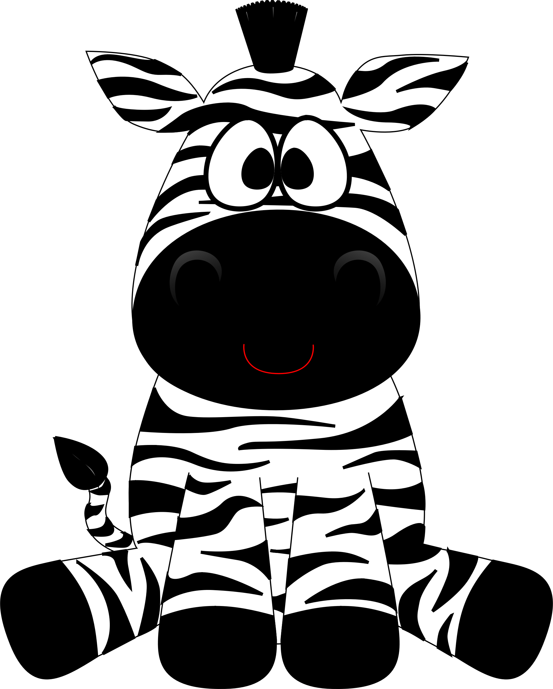 Gambar Kartun Zebra