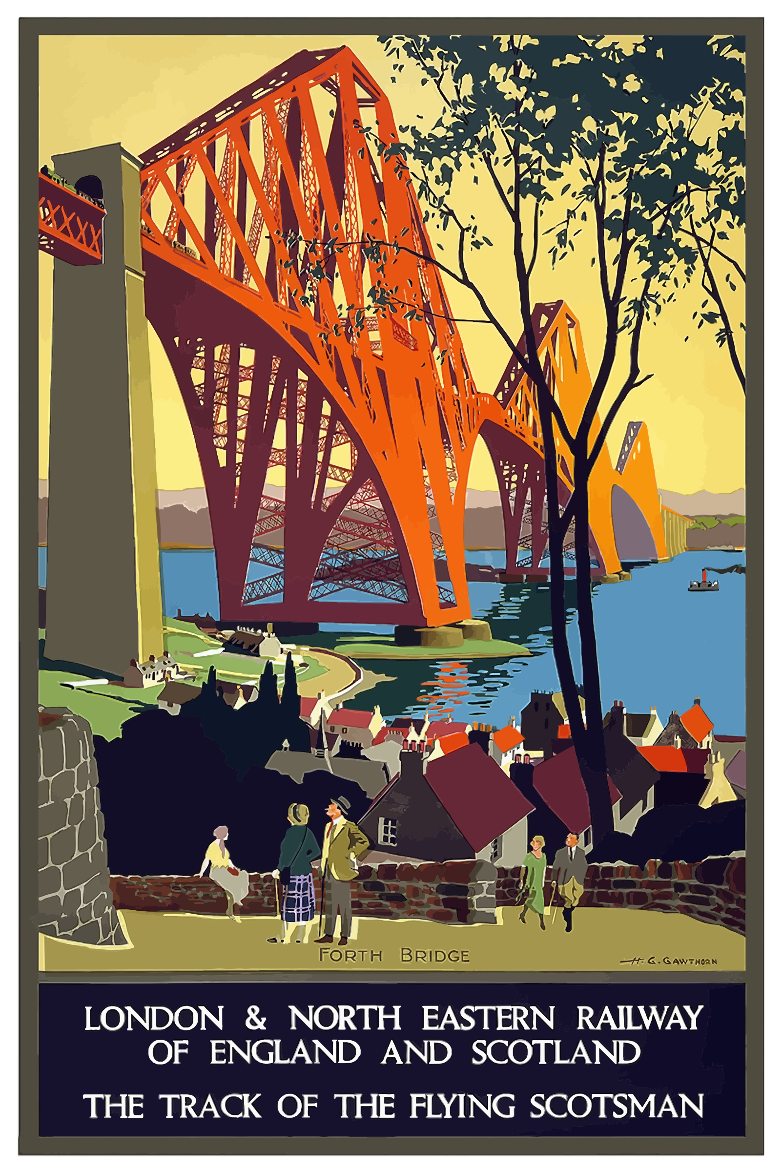 vintage travel poster england