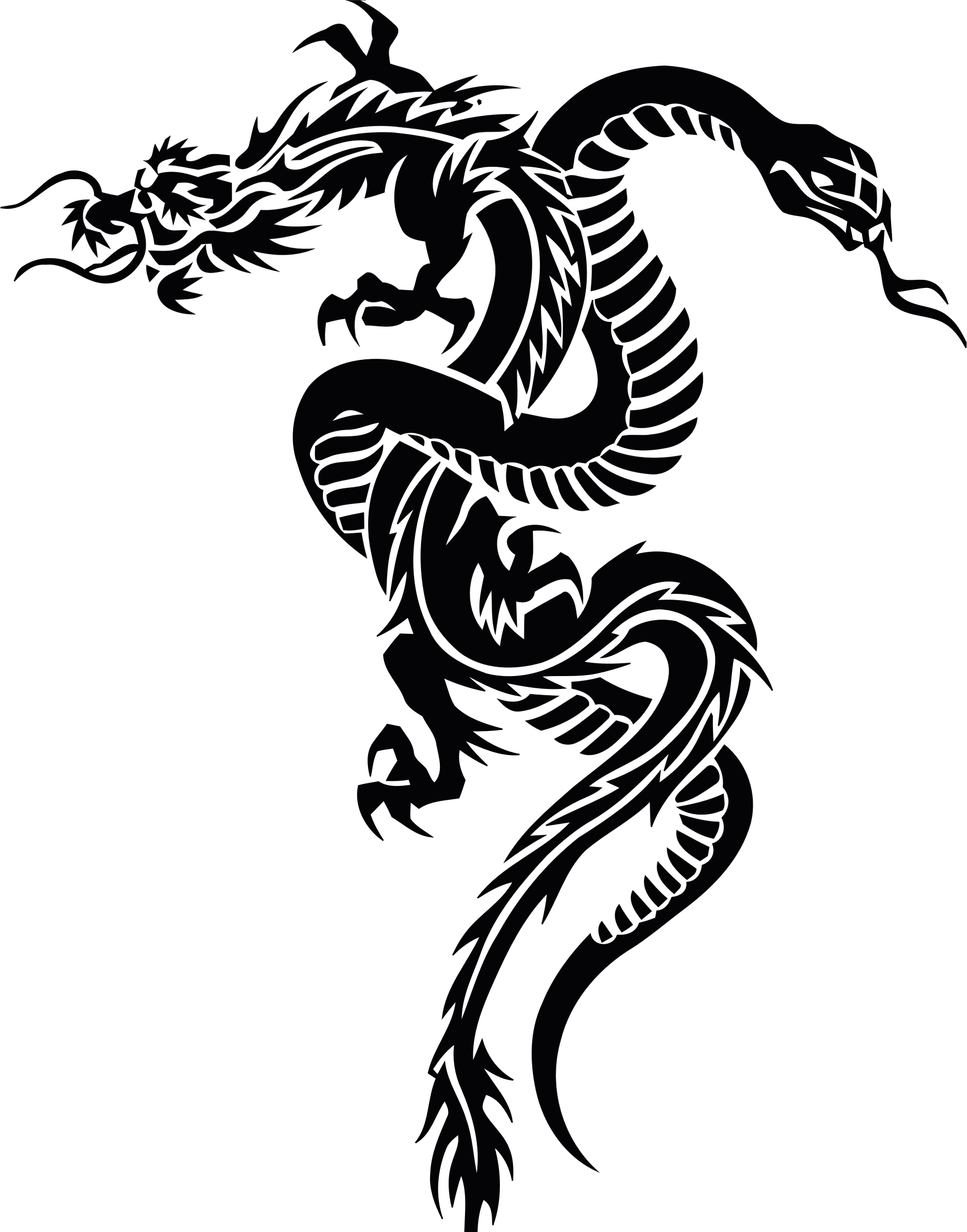 clipart tribal dragon 7 clipart tribal dragon 7