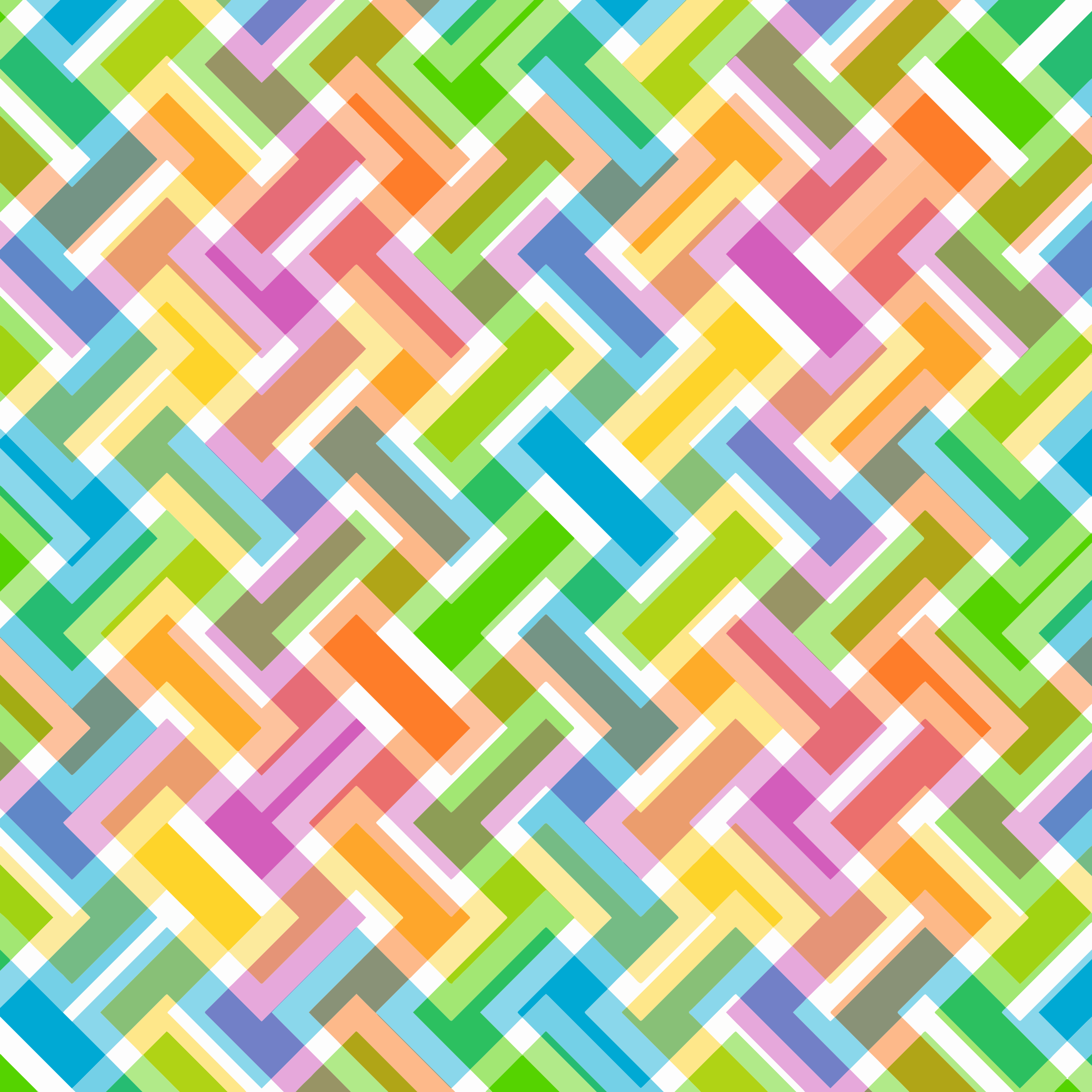 Clipart - Colorful Abstract Geometric Pattern Background