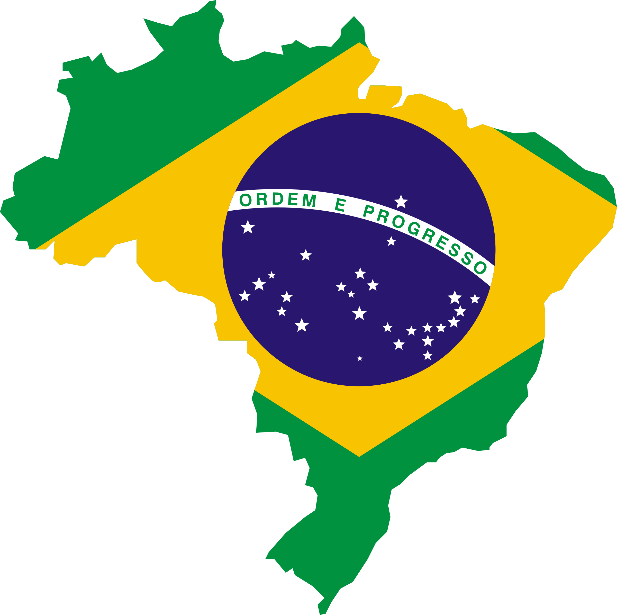 clipart map of brazil - photo #5