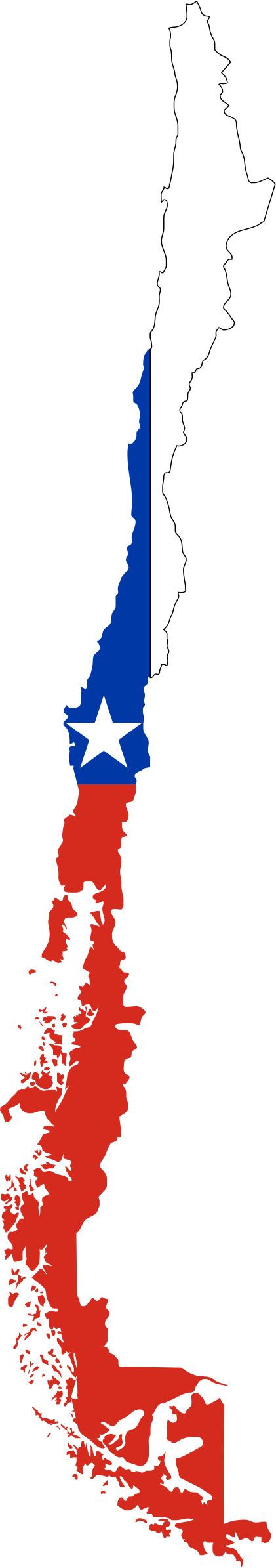 Clipart Chile Flag Map