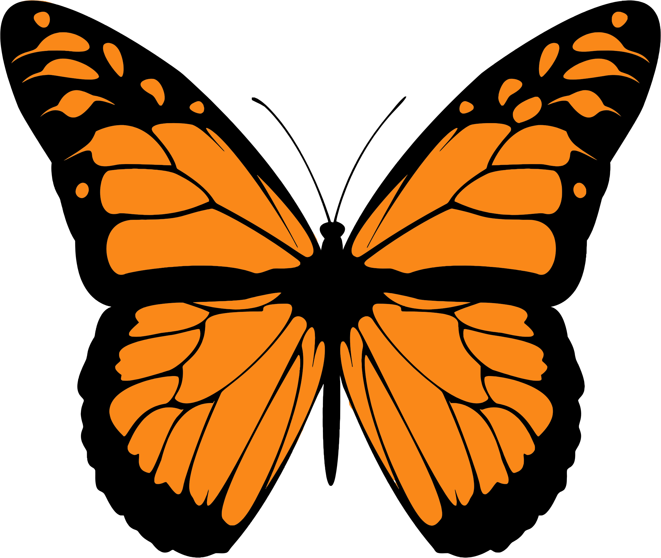 Download Clipart - Monarch Butterfly