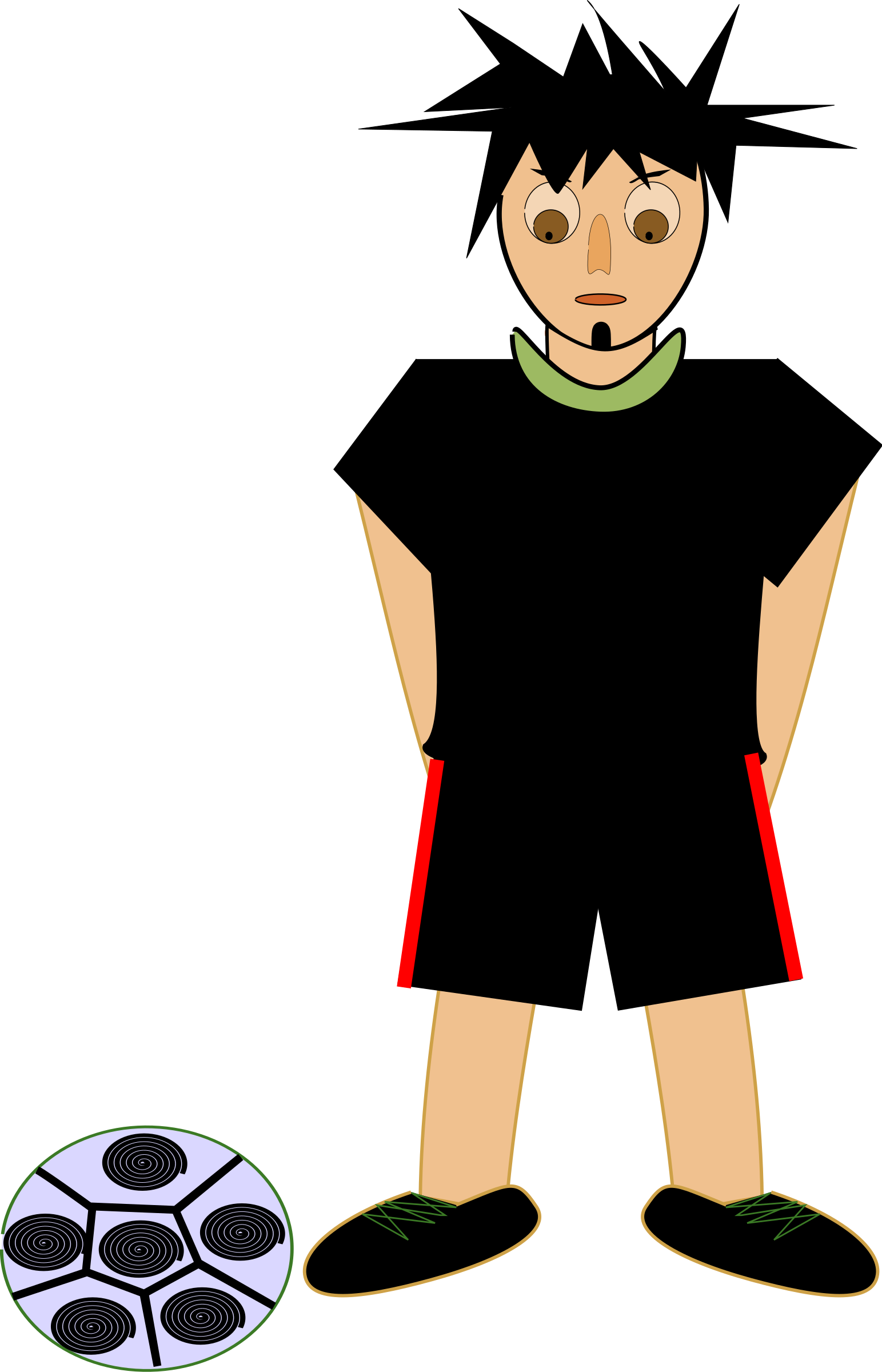 Clipart - Football player