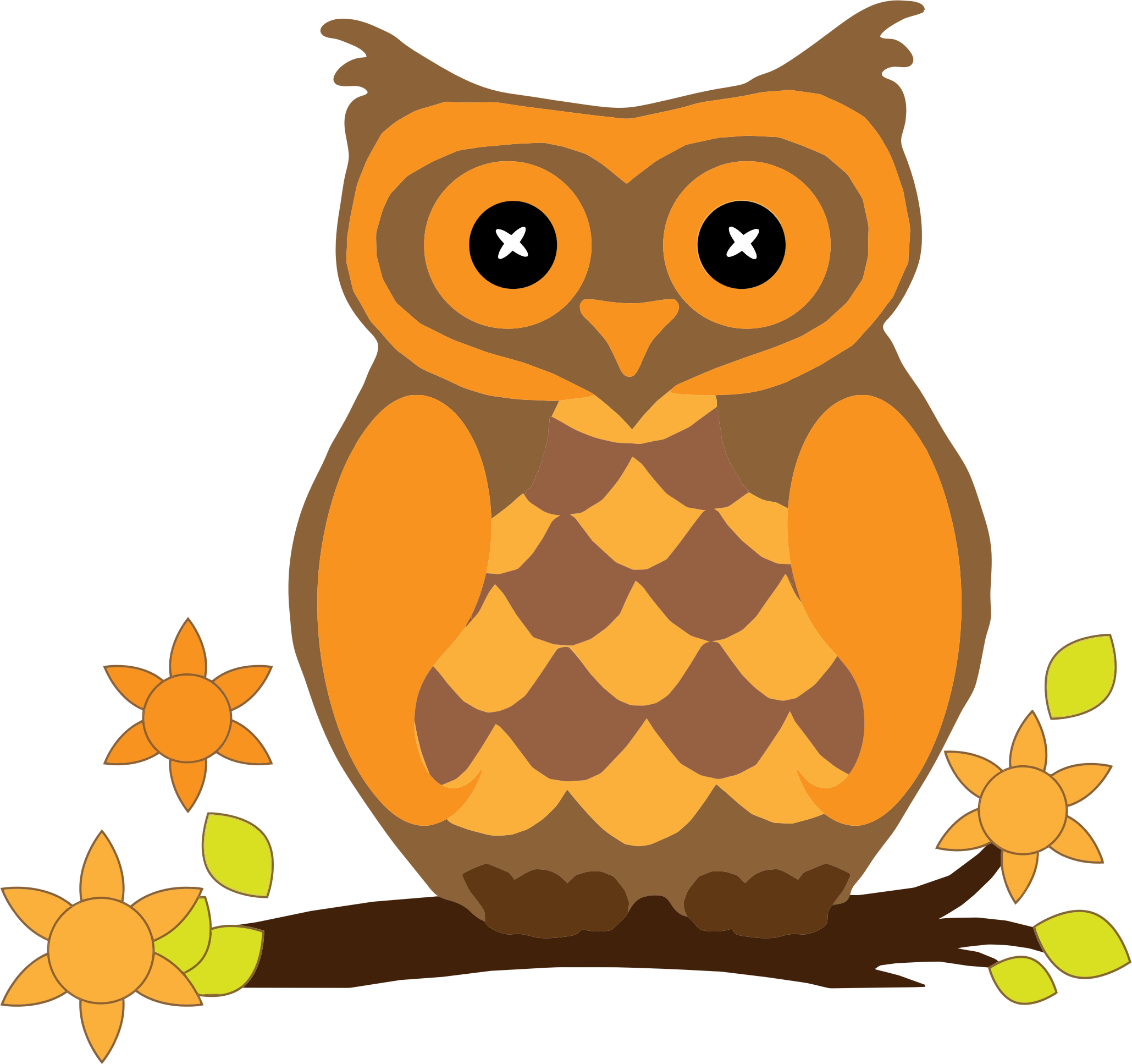 clip art orange owl - photo #15
