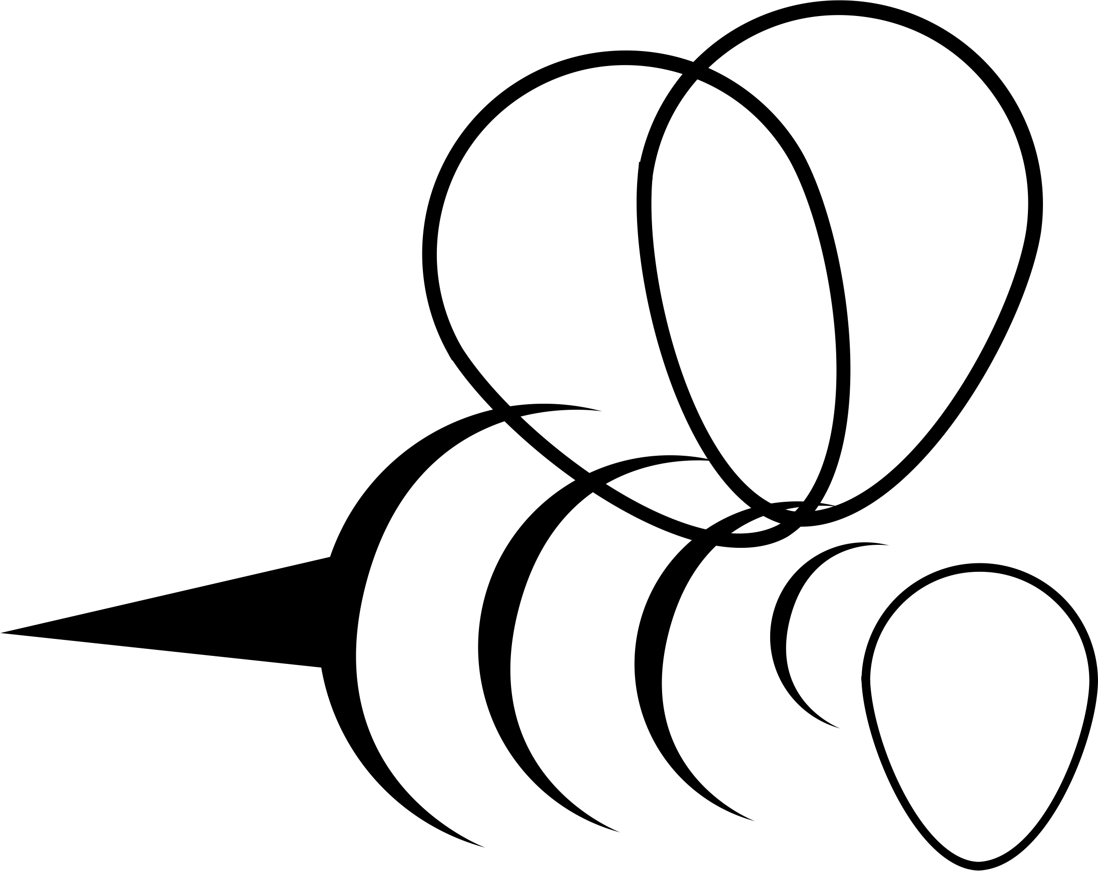 Line Art Png : Clipart bee line art