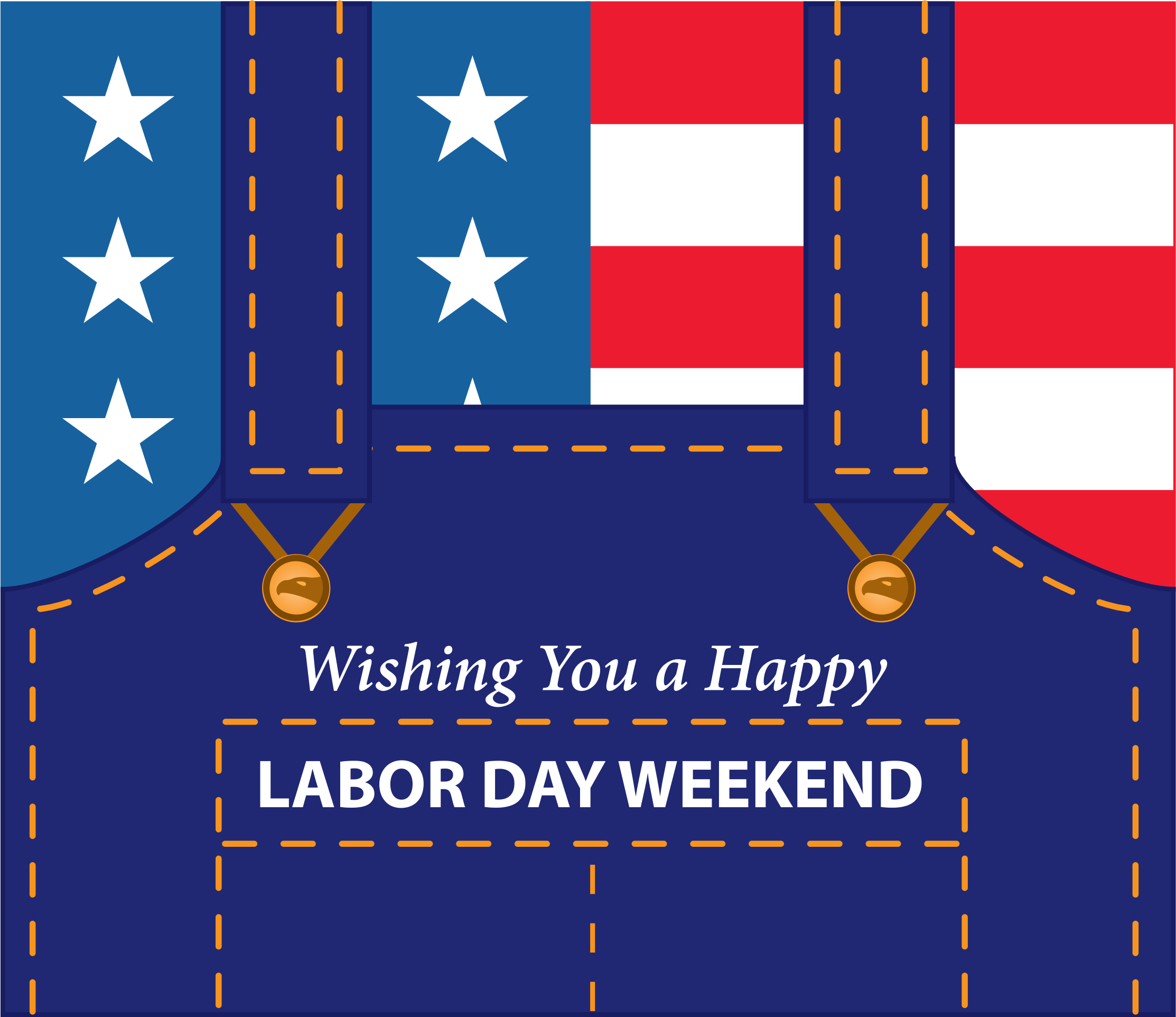 Clipart - Happy Labor Day Weekend