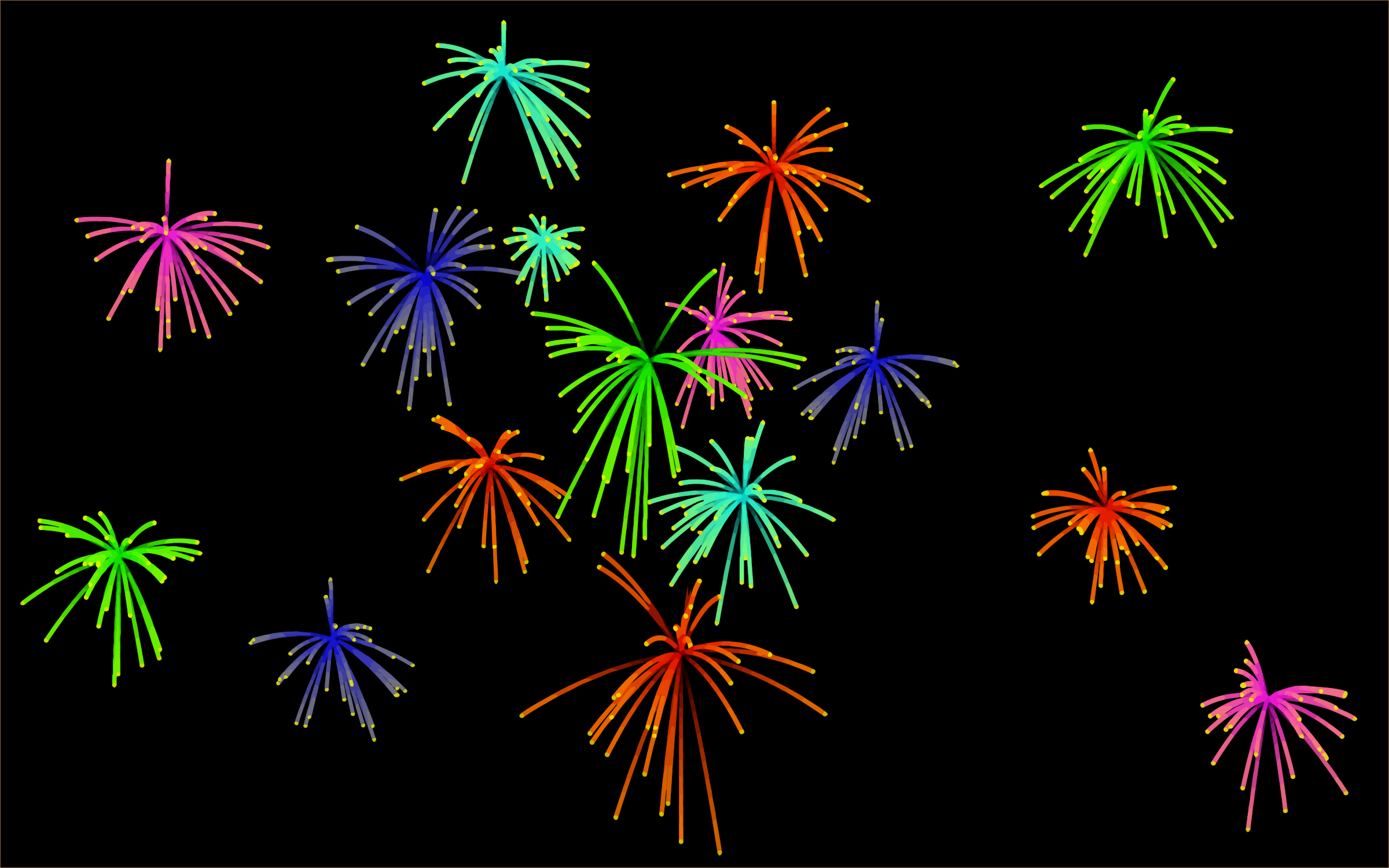 clipart fireworks background