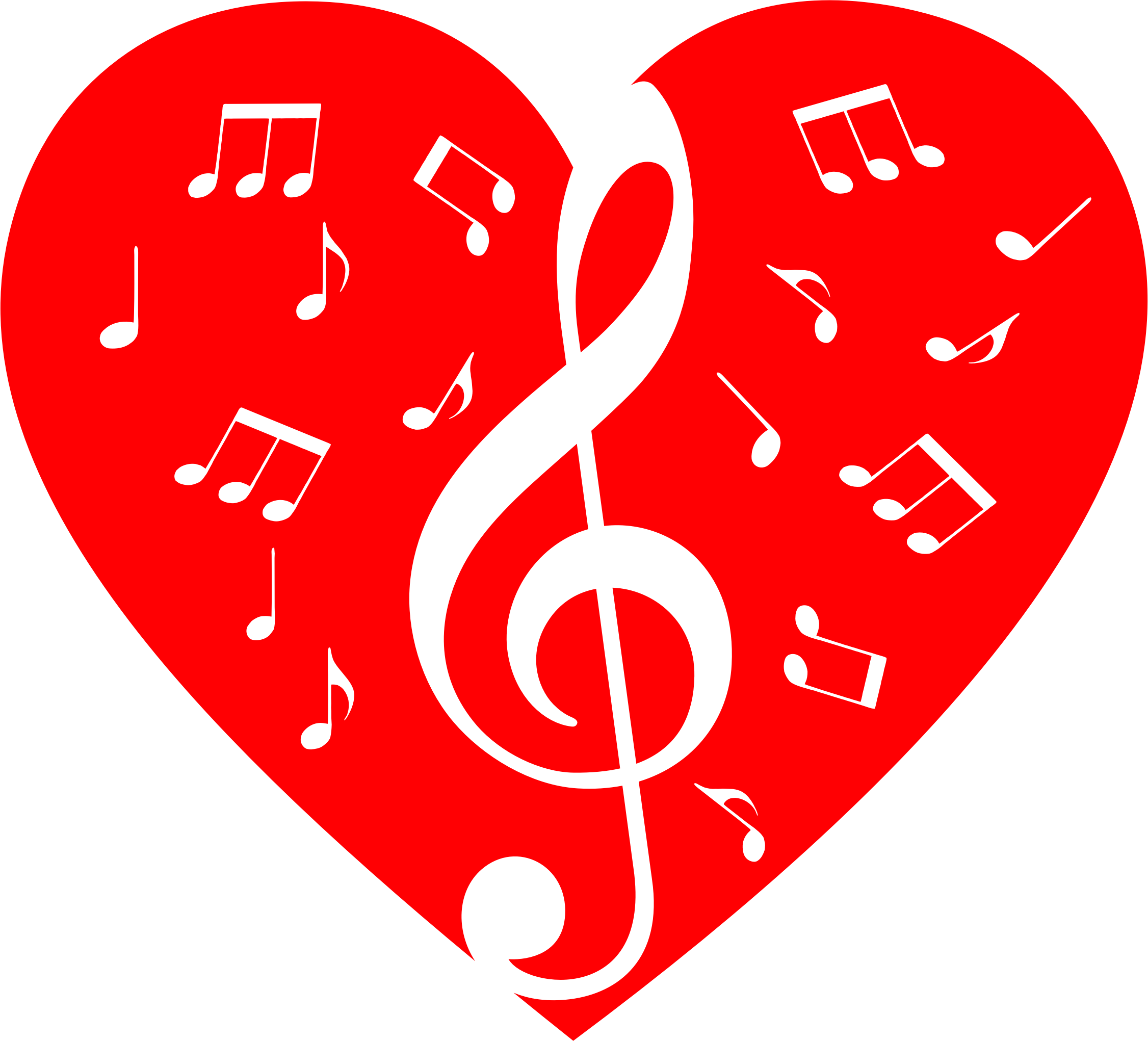 clipart music heart - photo #26