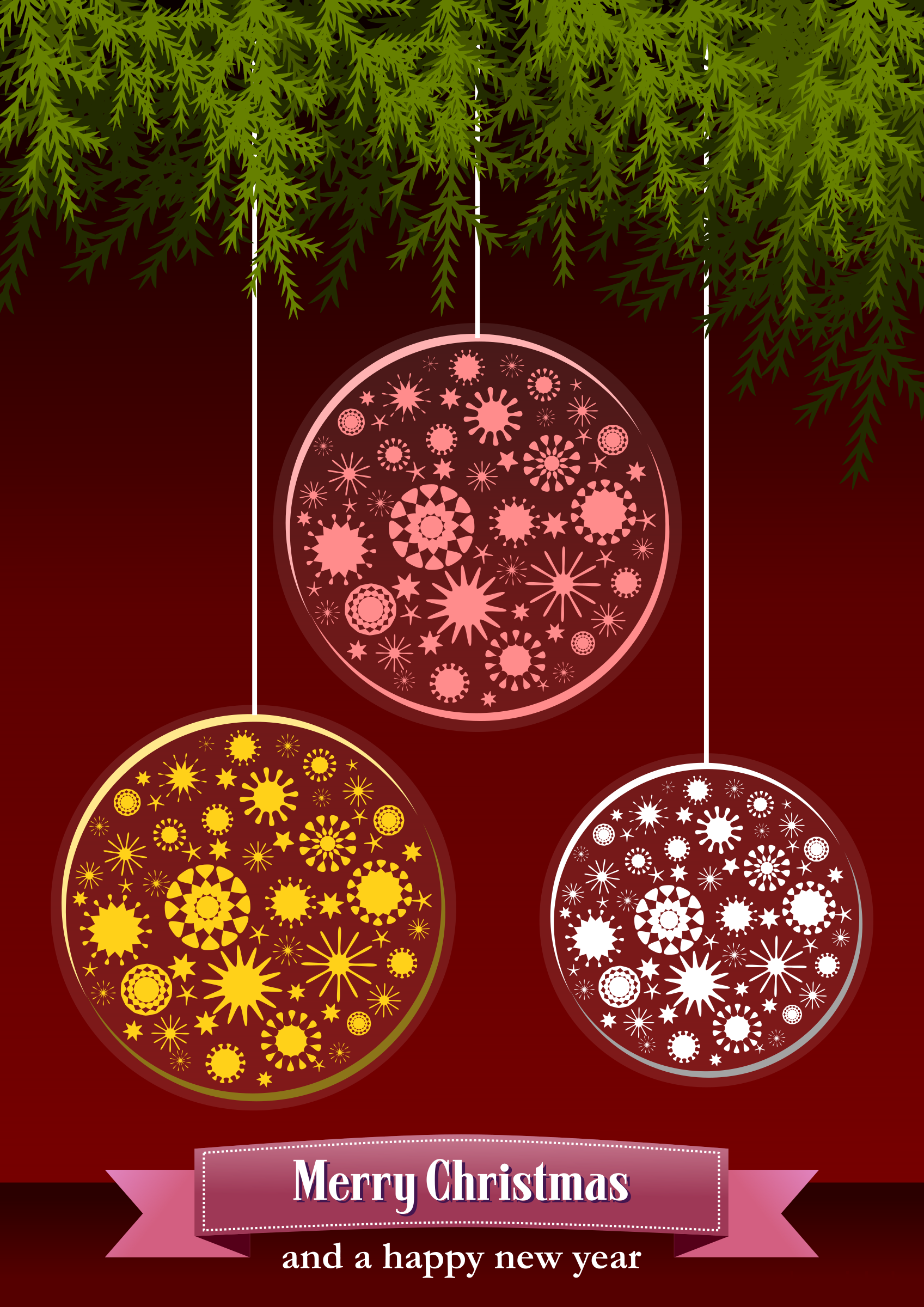 Clipart - Christmas card #8