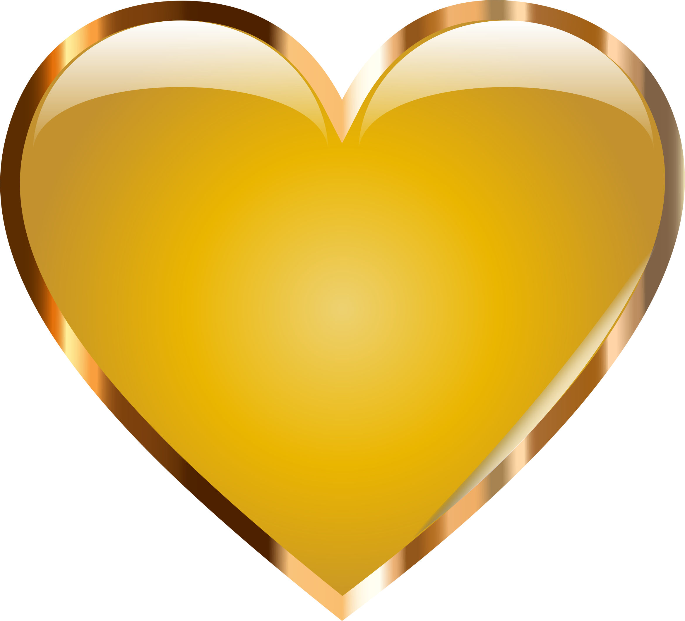 gold heart clip art free - photo #36