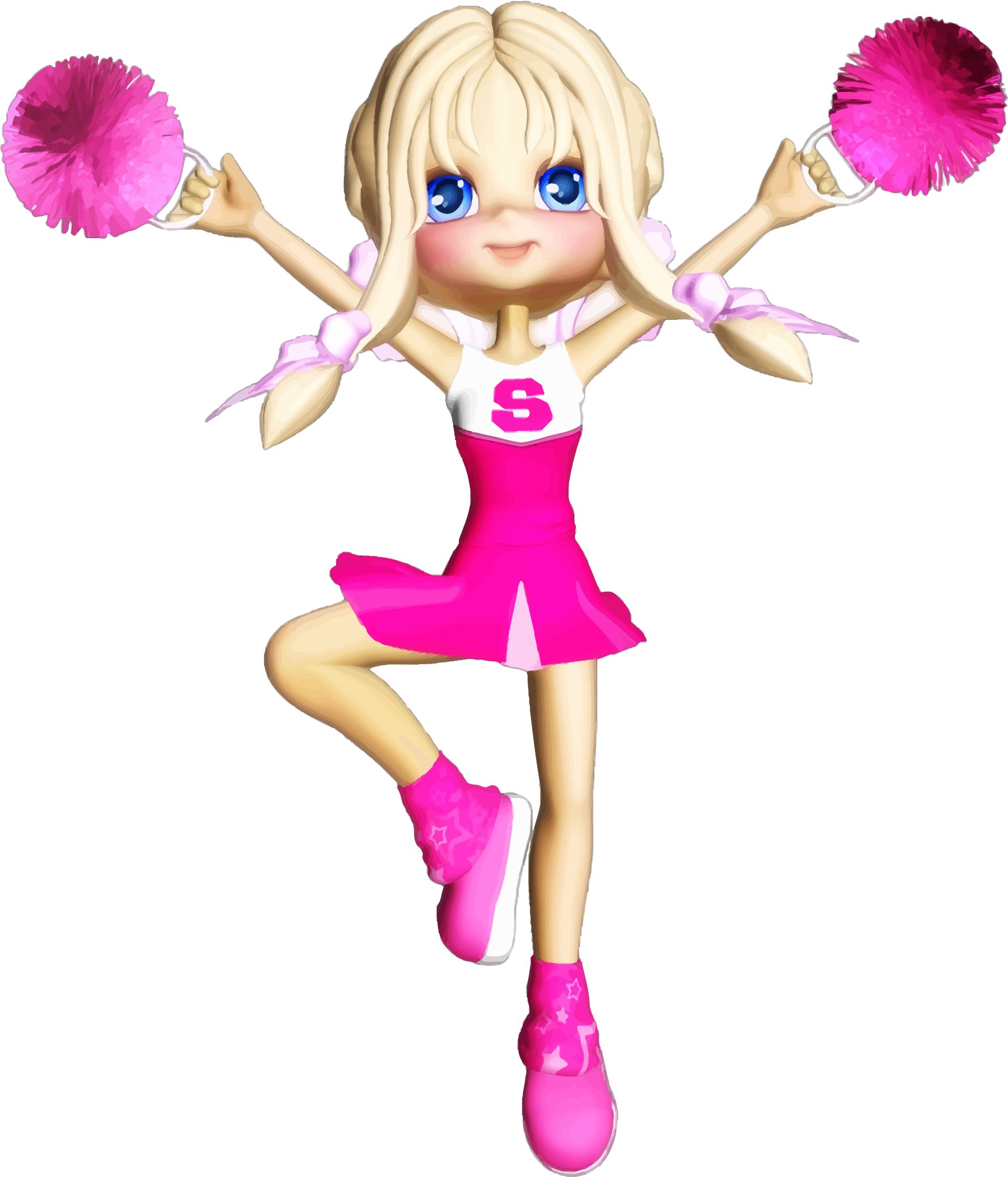 cartoon cheerleader clipart - photo #12