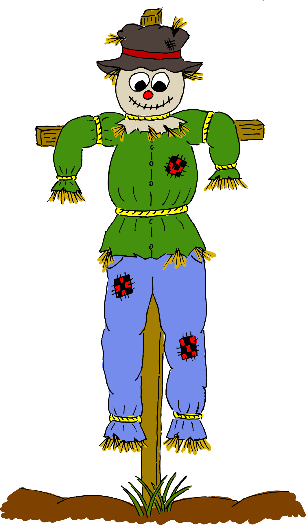 scarecrow hat clipart - photo #4