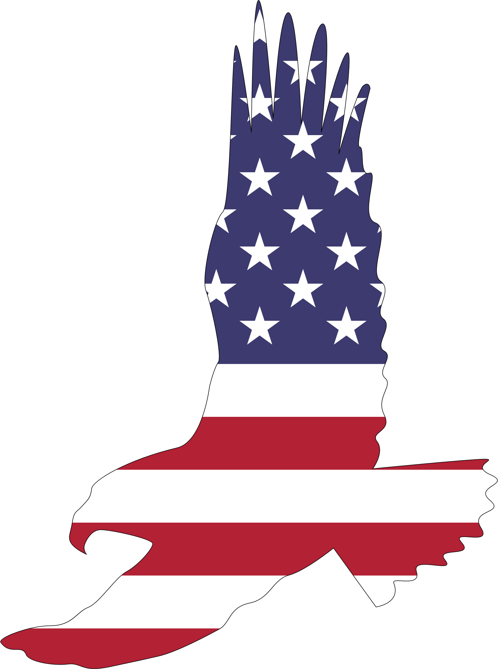 free clip art american flag and eagle - photo #20