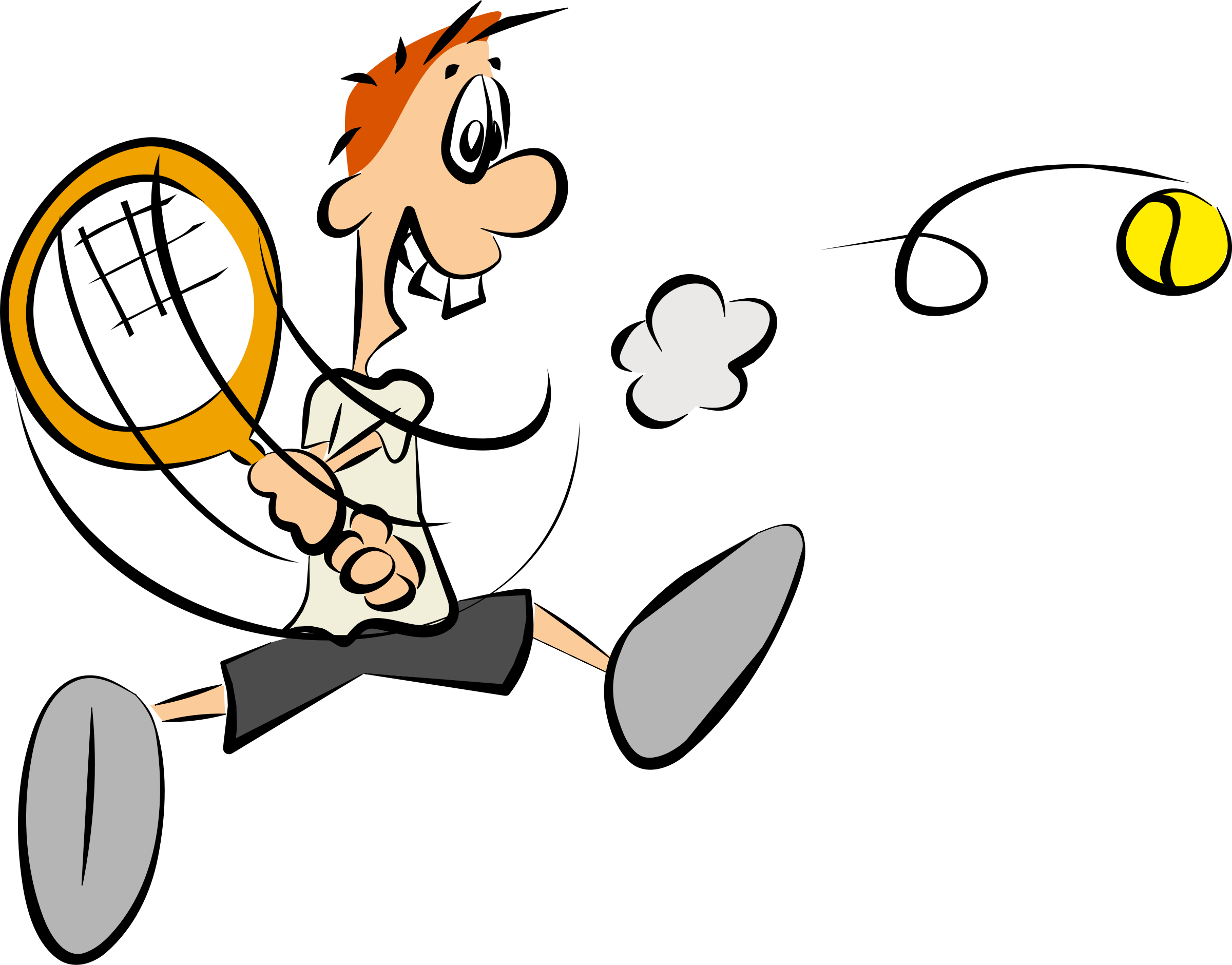 funny tennis clipart - photo #7