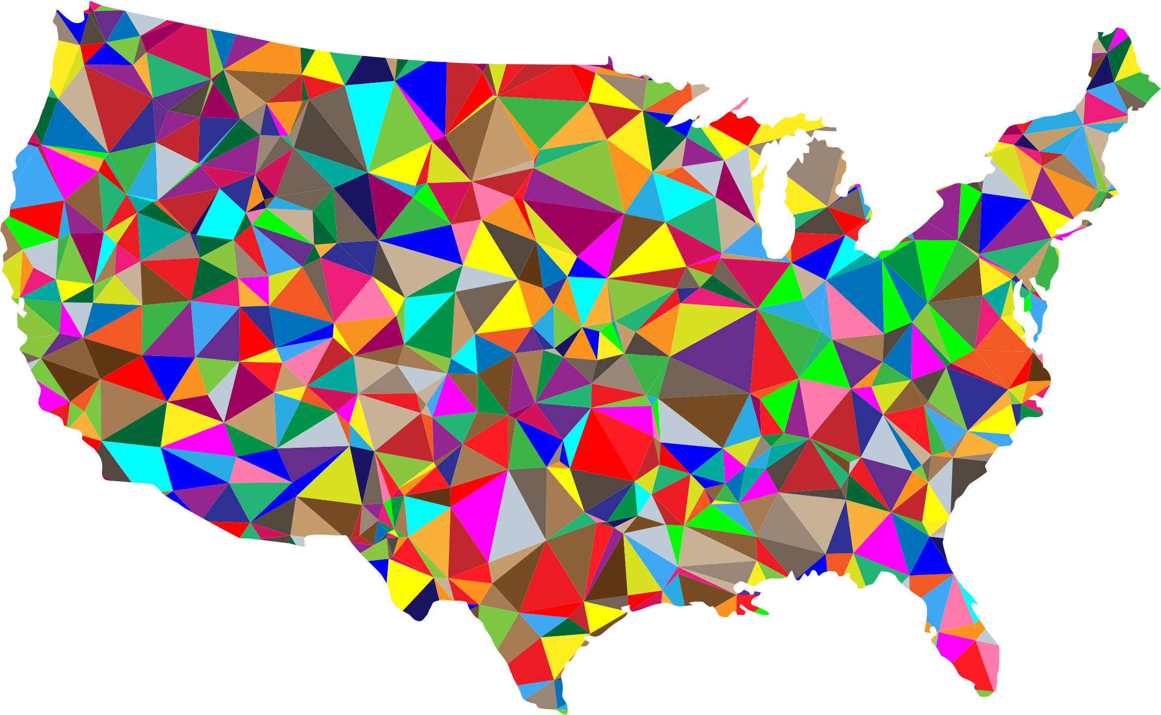 clipart of usa map - photo #43