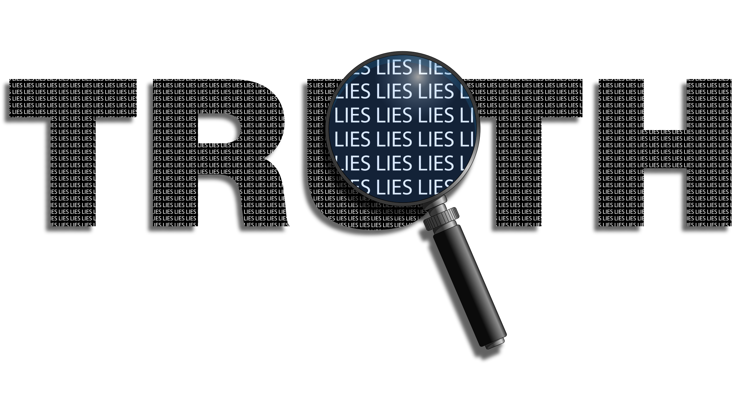 Clipart - Truth Is Full Of Lies