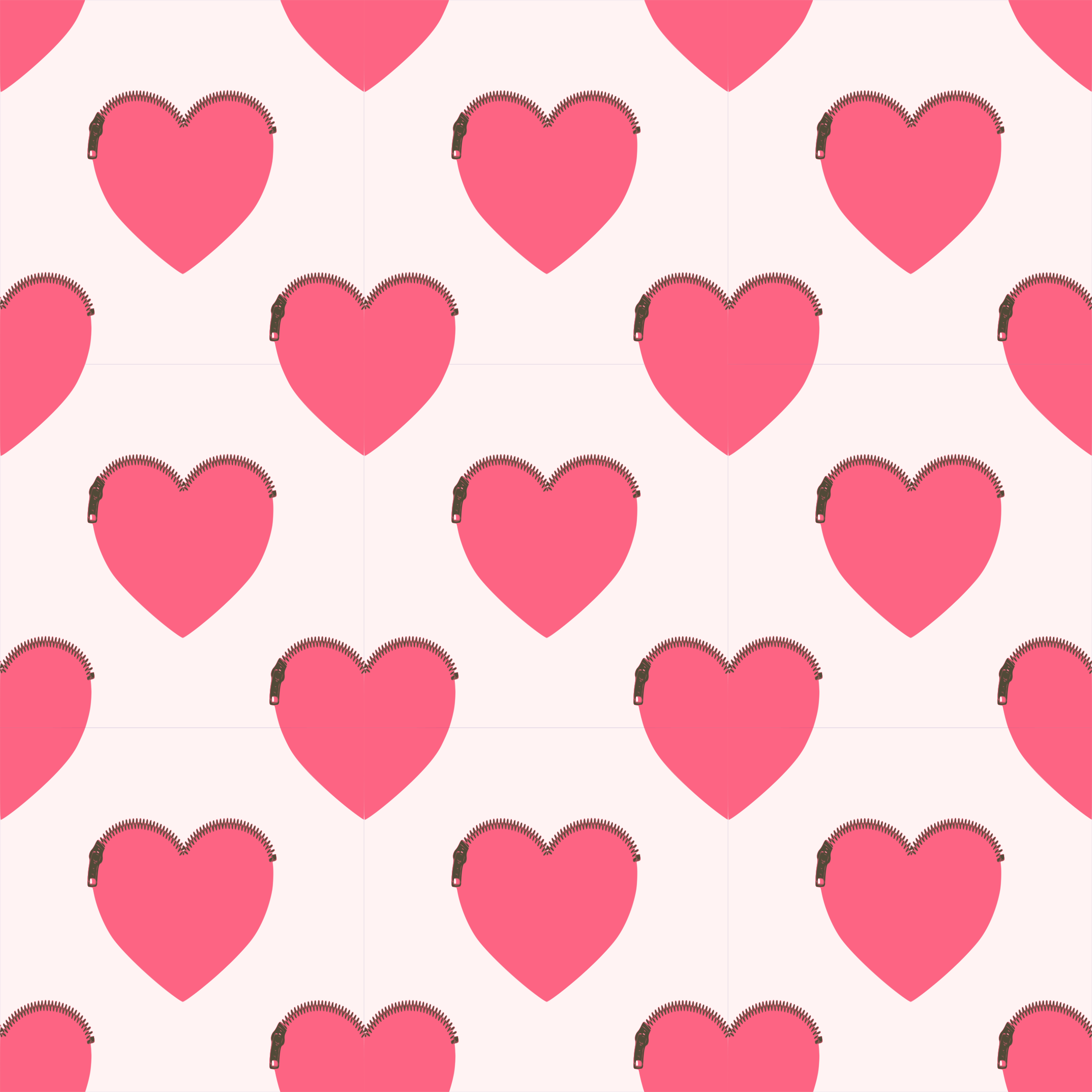 Clipart - Heartshaped purse-seamless pattern