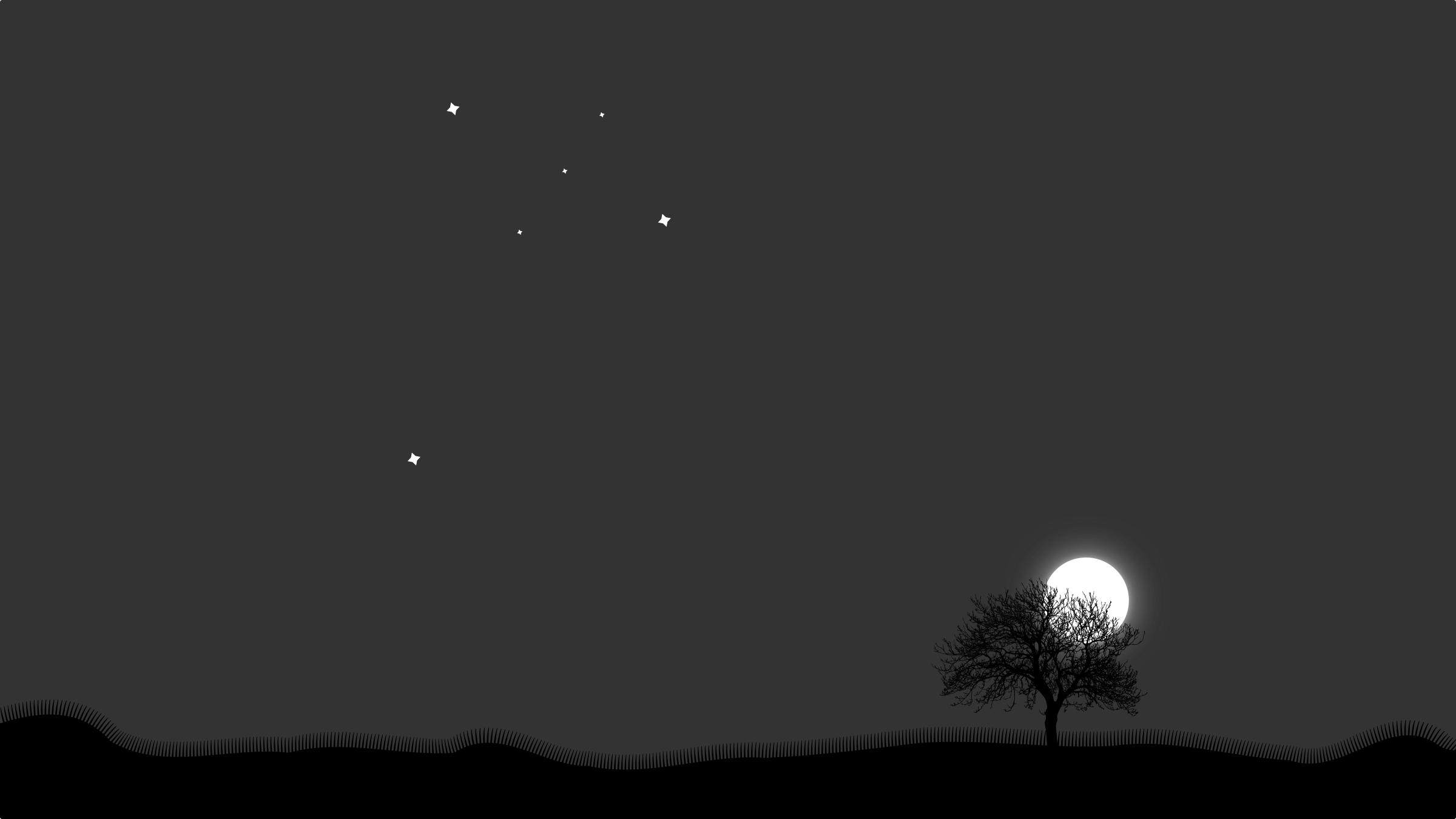 Clipart - A lonely night