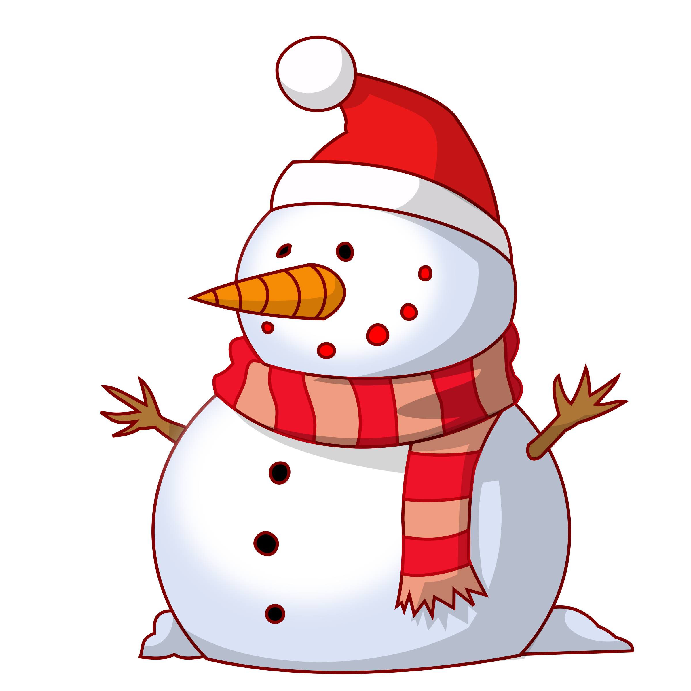 Clipart Drawing Snowman