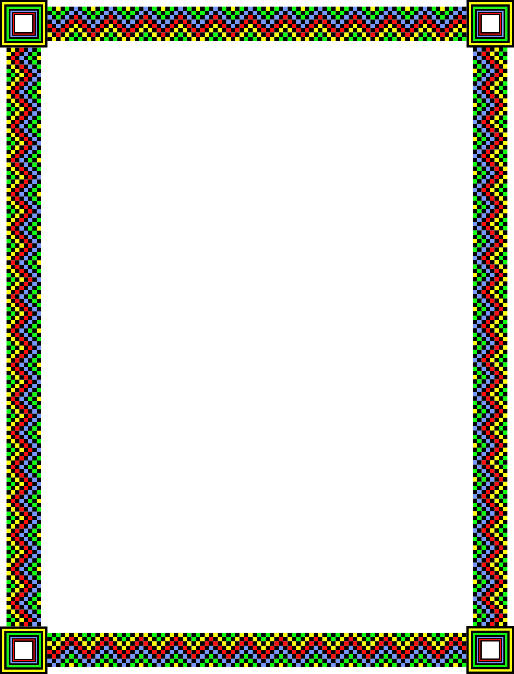 Zig zag border clip art