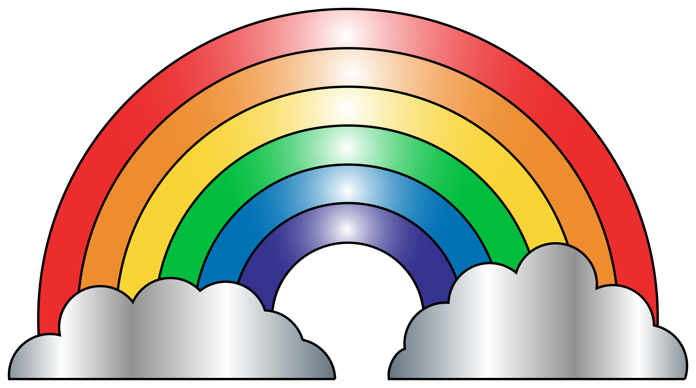 free rainbow clipart graphics - photo #45