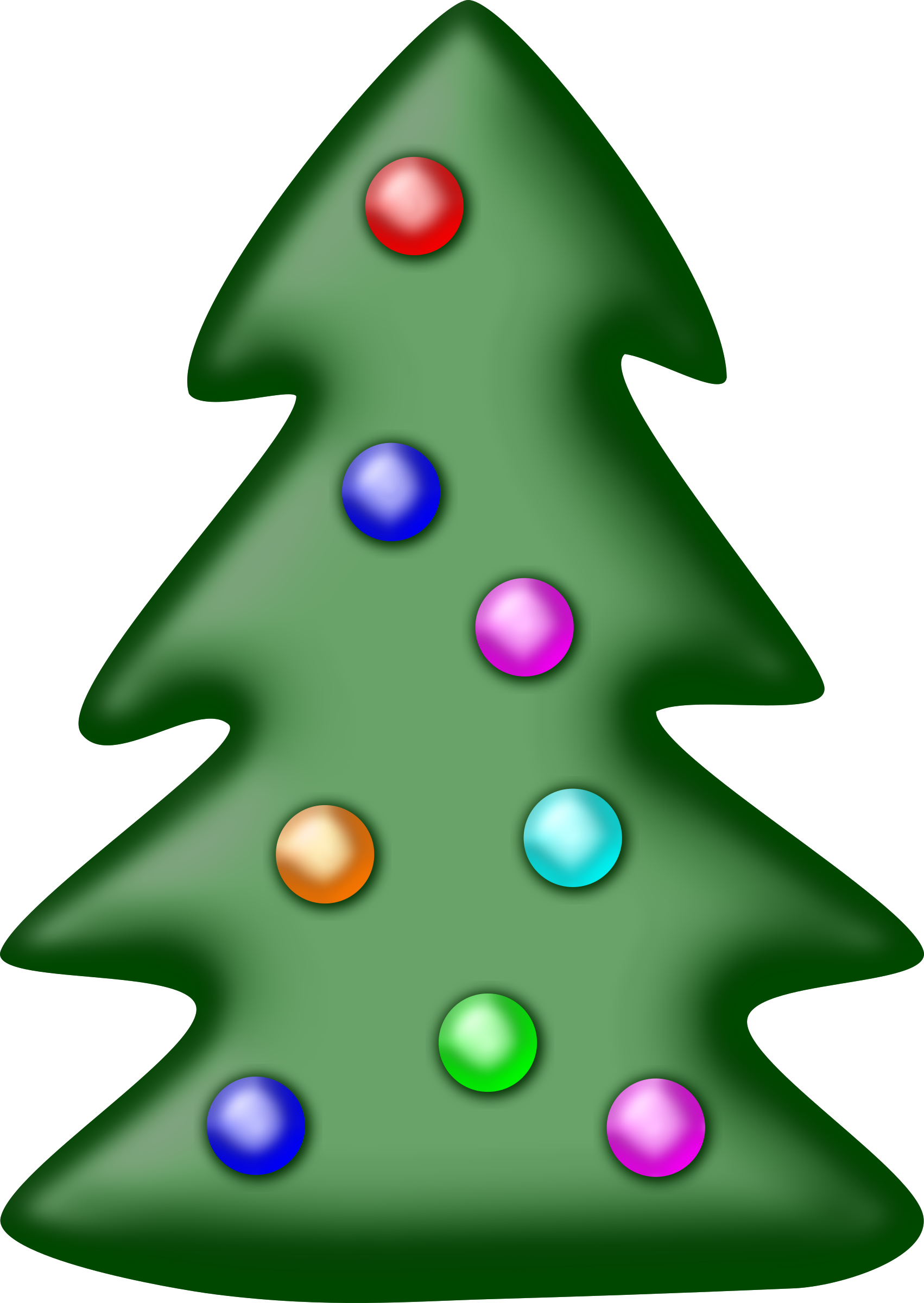 clipart christmas tree corel - photo #38