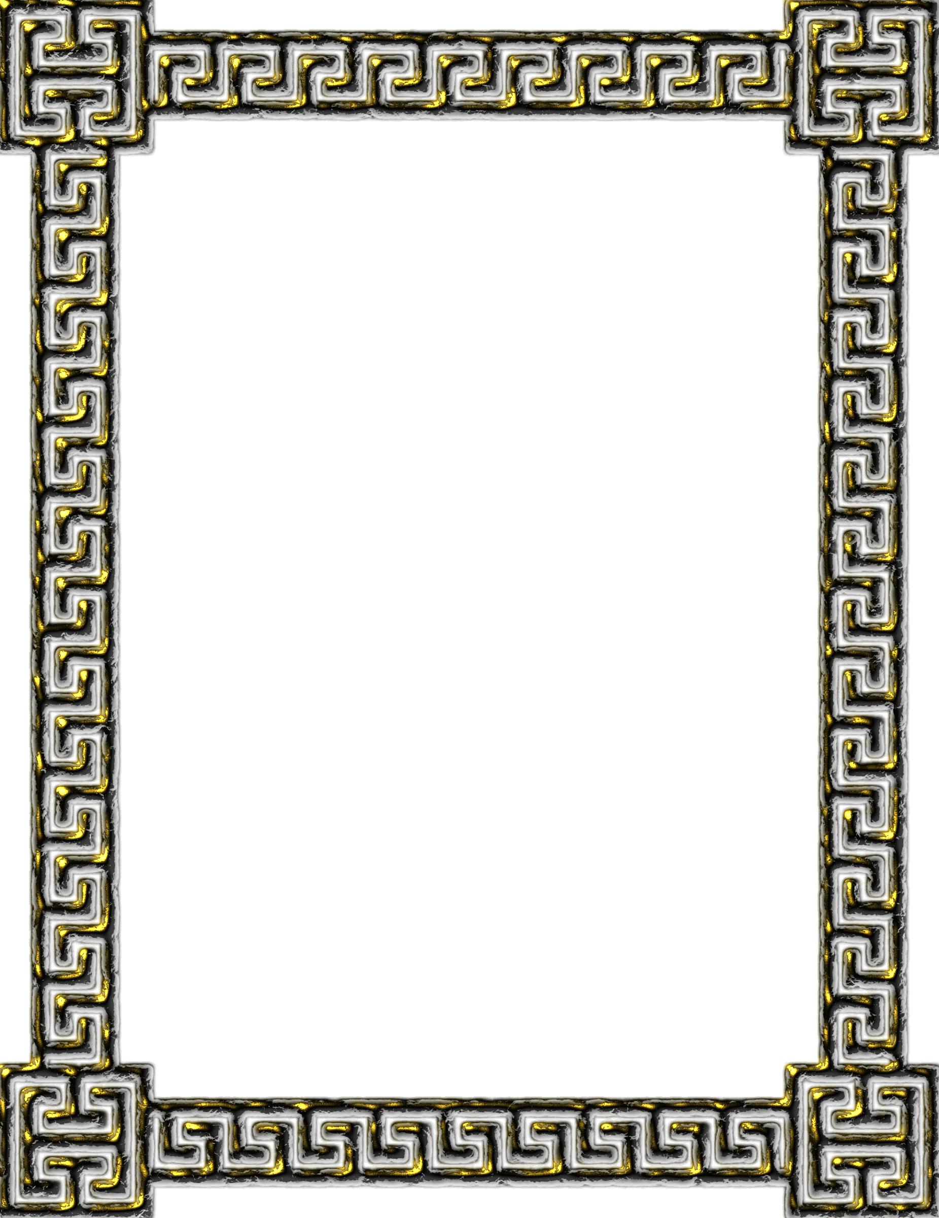 Clipart - Greek key frame 7