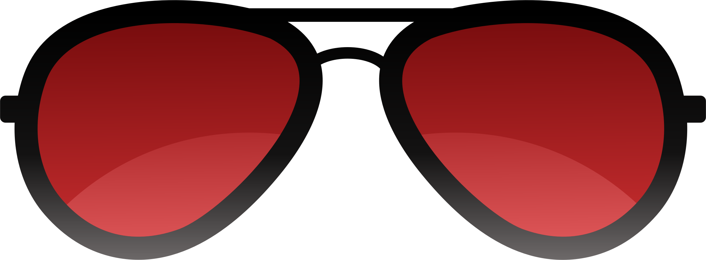 Clipart - Red Sunglasses