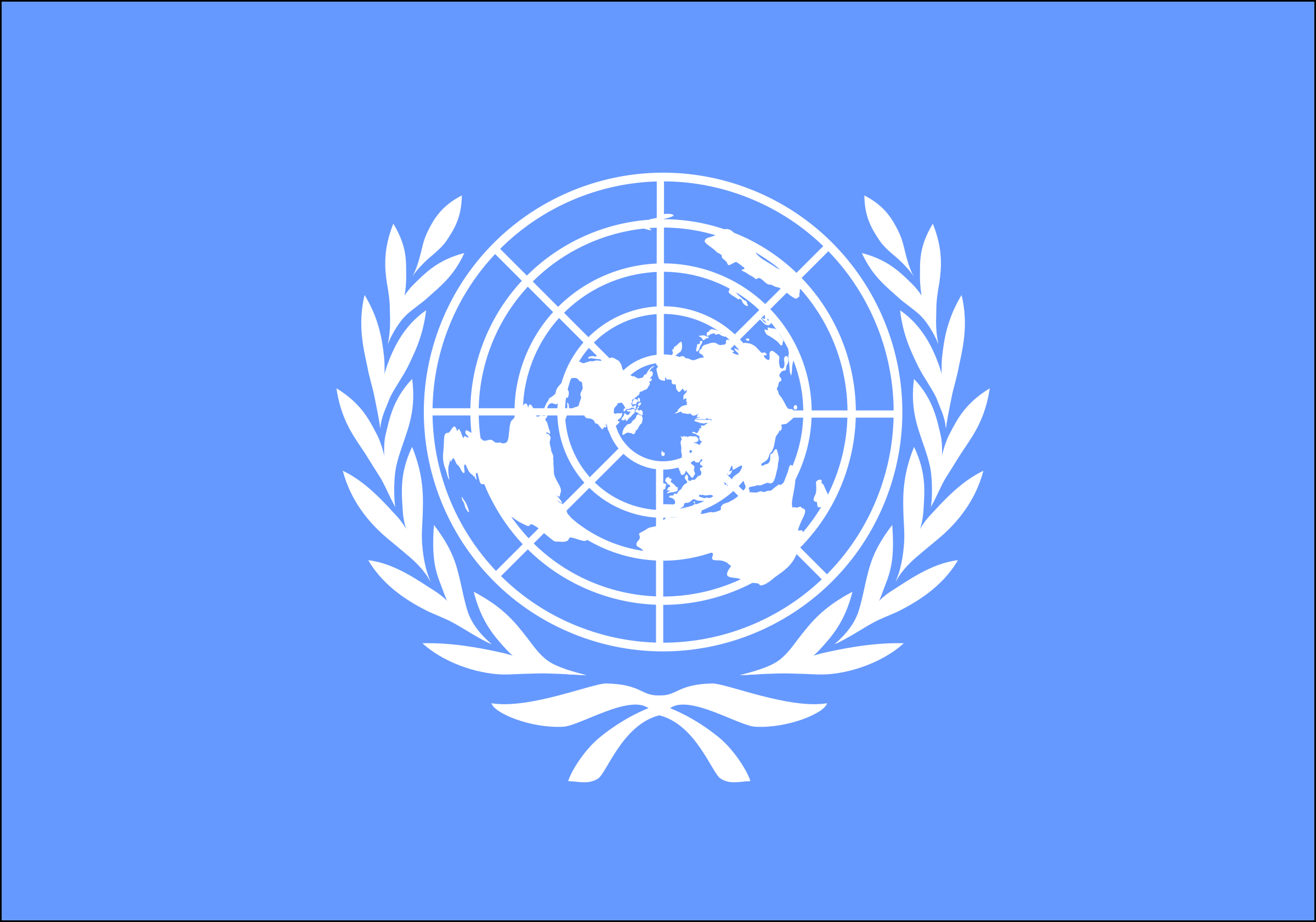Clipart Flag Of The United Nations