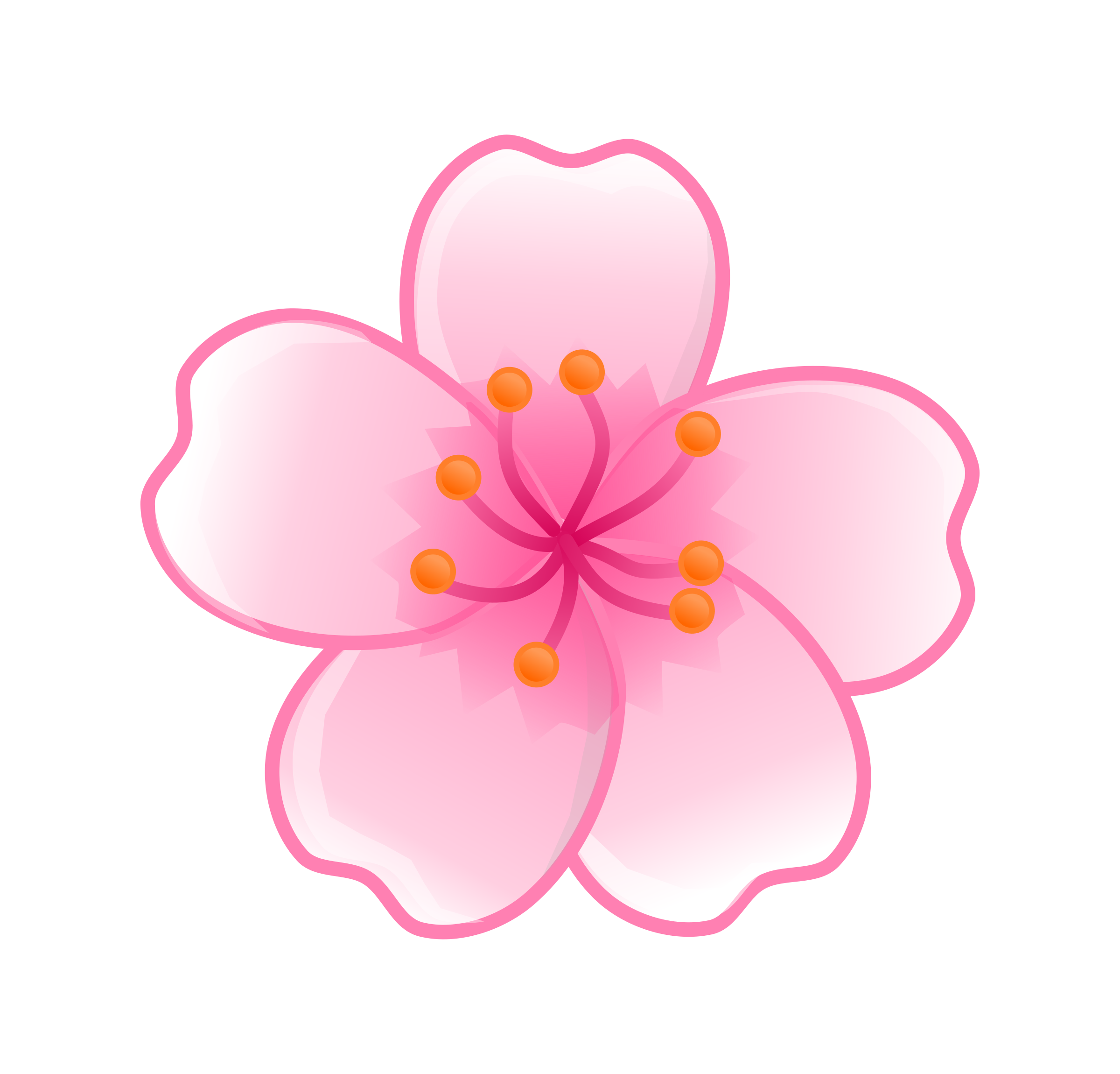 Clipart Sakura flower