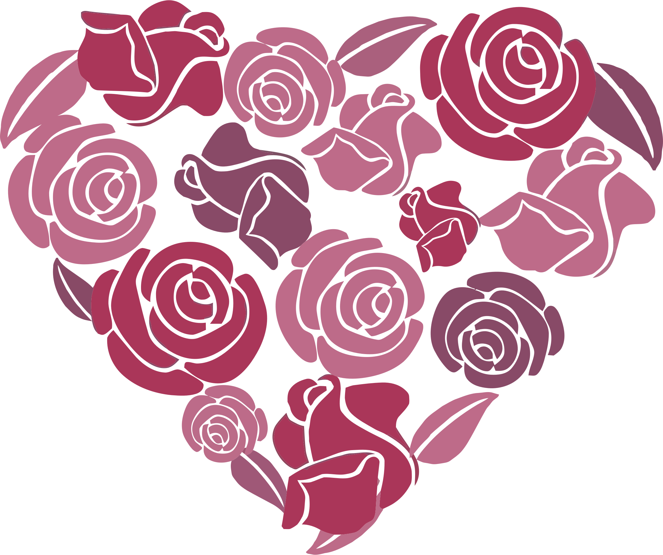 clipart of roses and hearts - photo #26