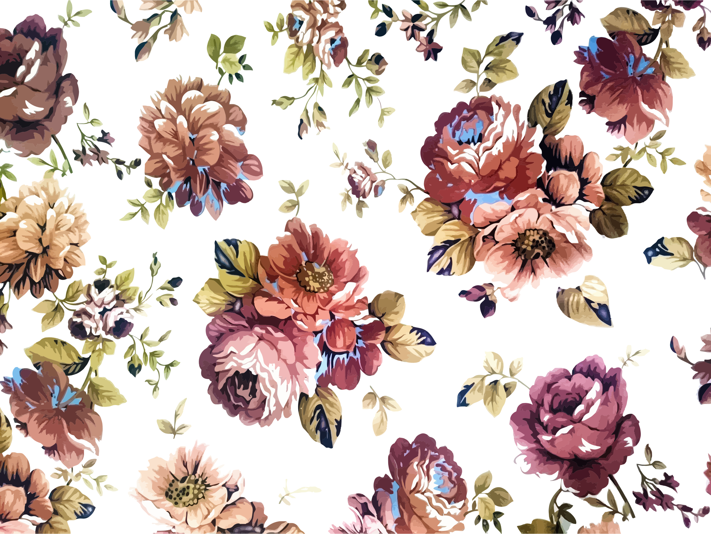 Floral Vintage Background - Black Lesbiens Fucking