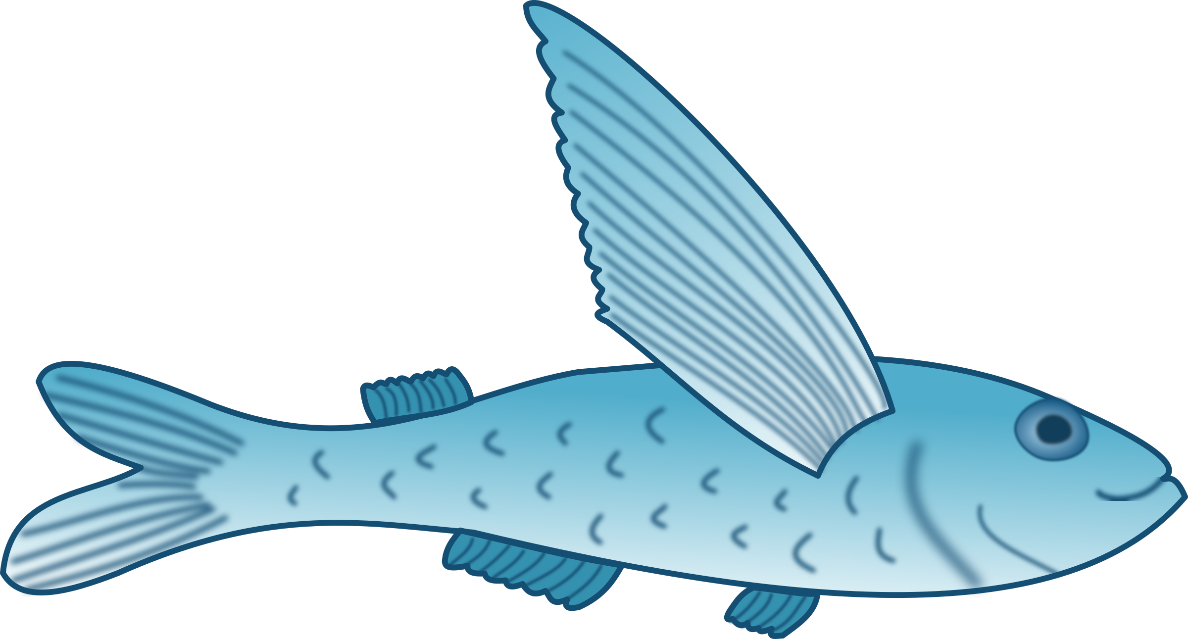 clipart flying fish - photo #3