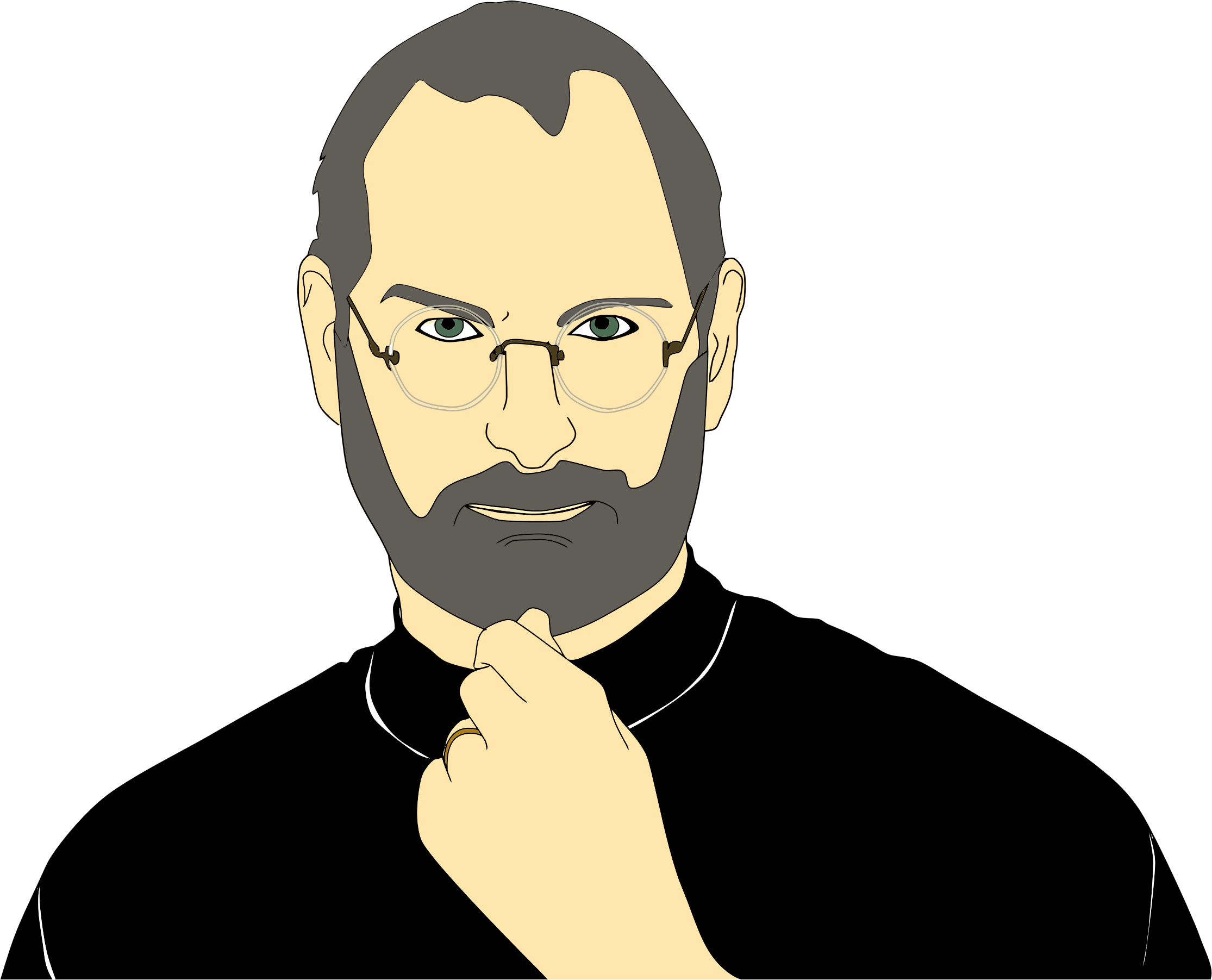 Steve jobs clipart