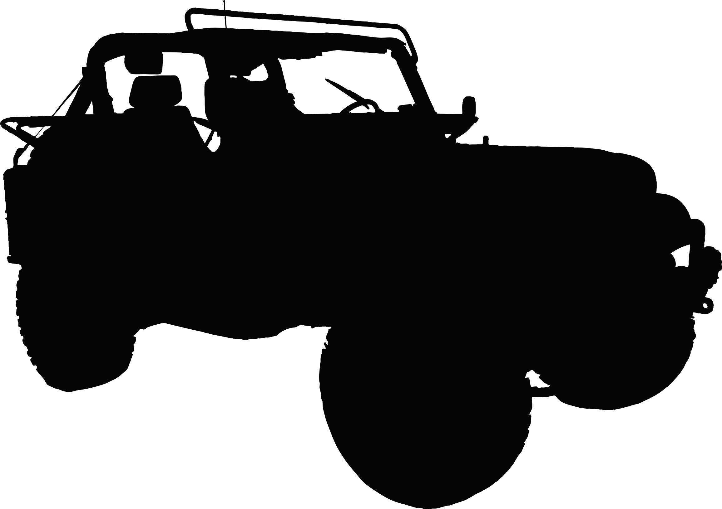 Download Clipart - Jeep Silhouette
