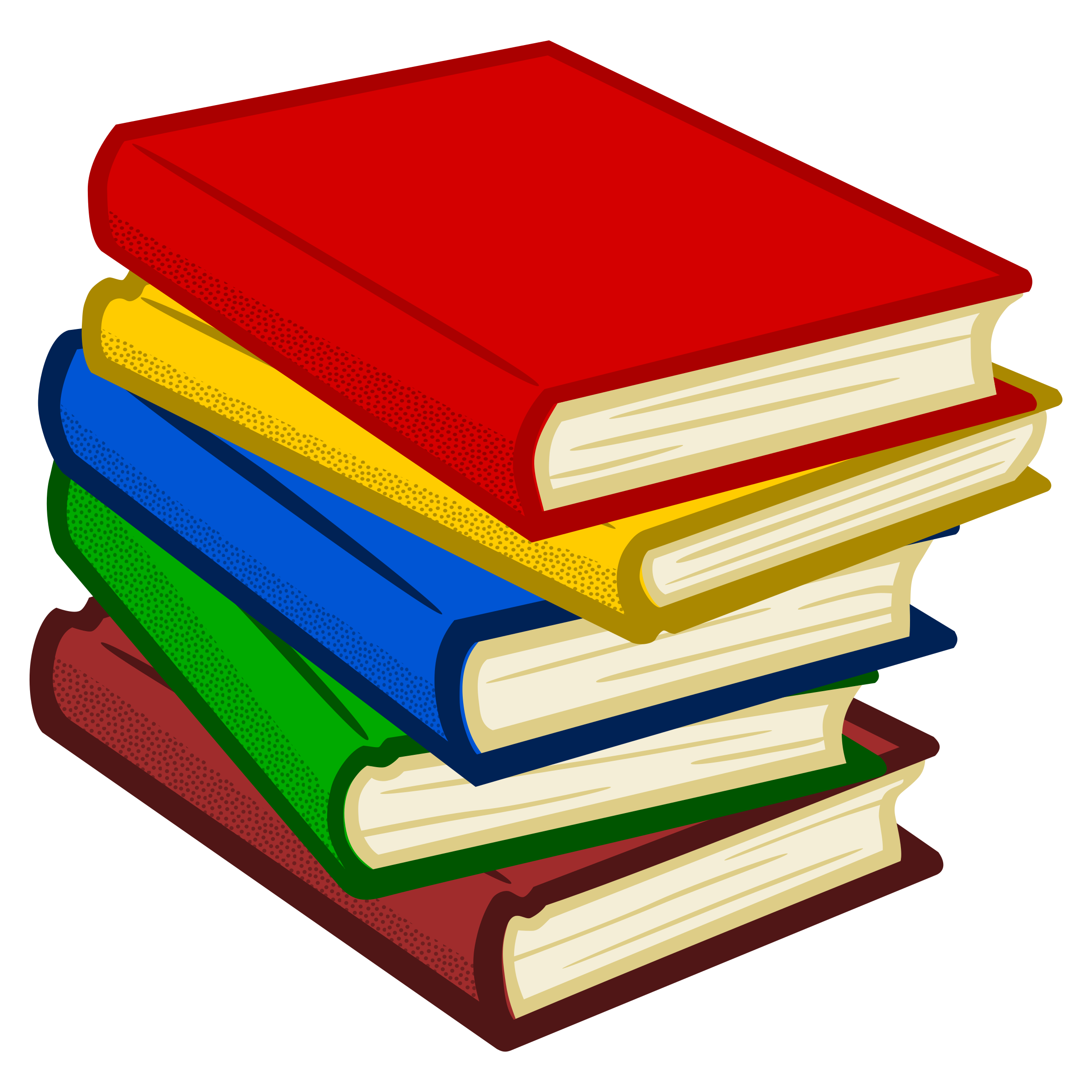 books - coloured by frankes