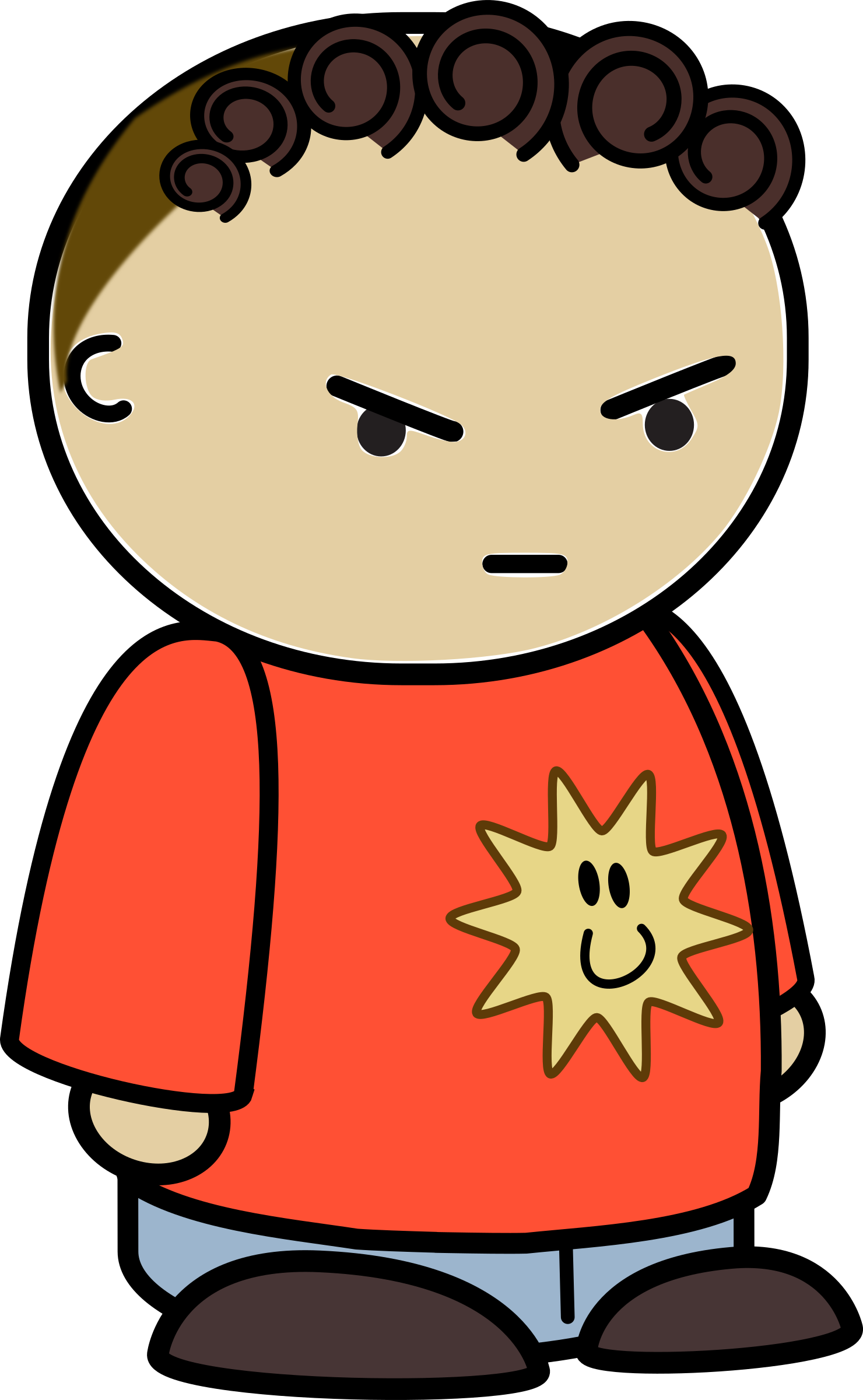 cartoon image angry