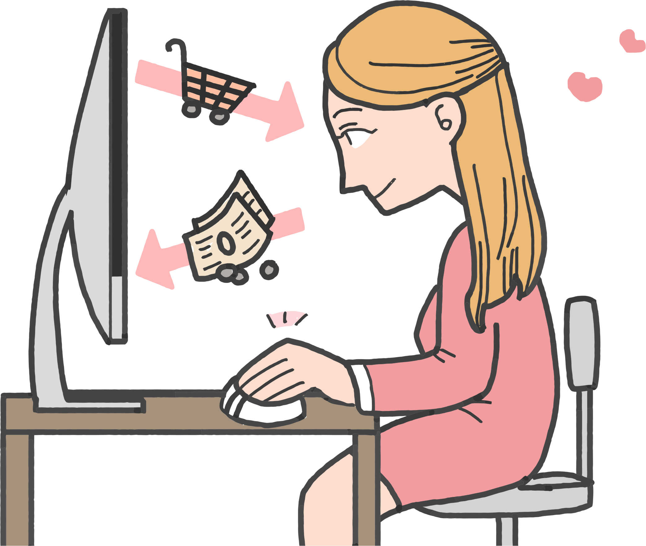 Clipart - Online Shopping