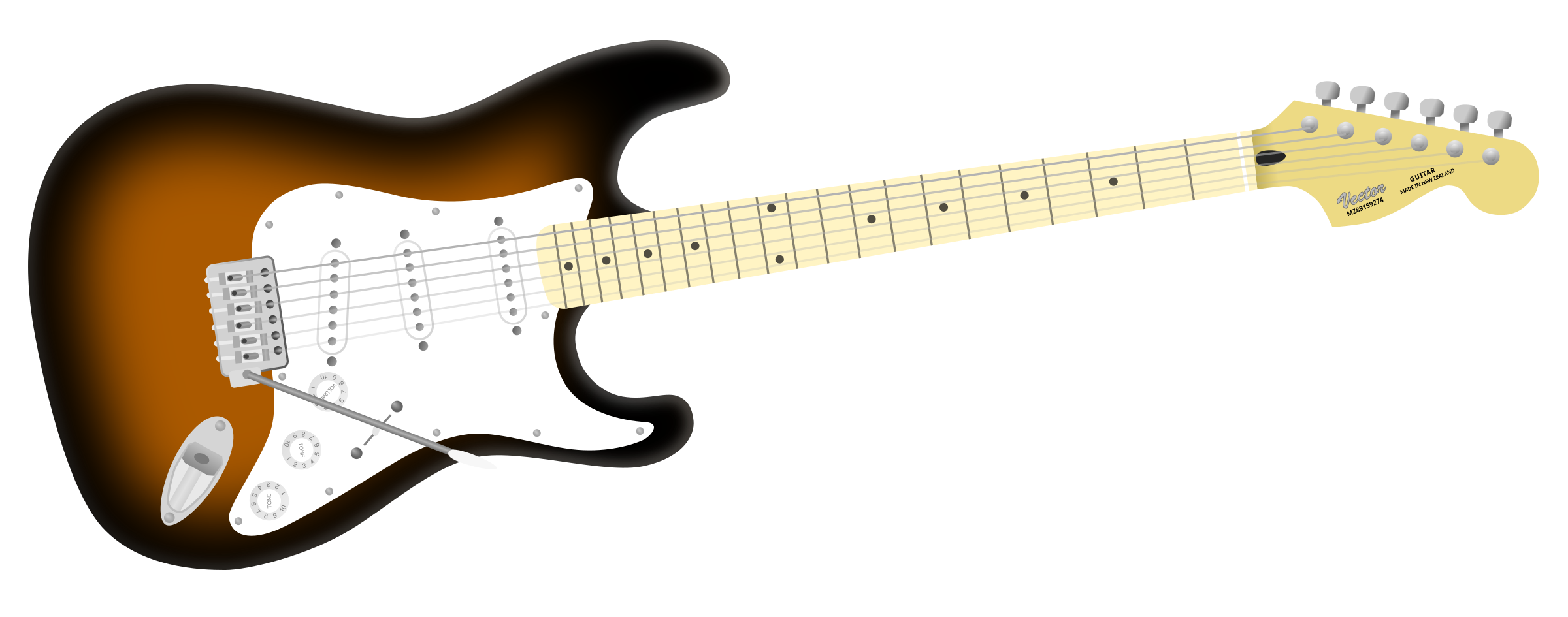 Electric guitar by Tomas Sobek