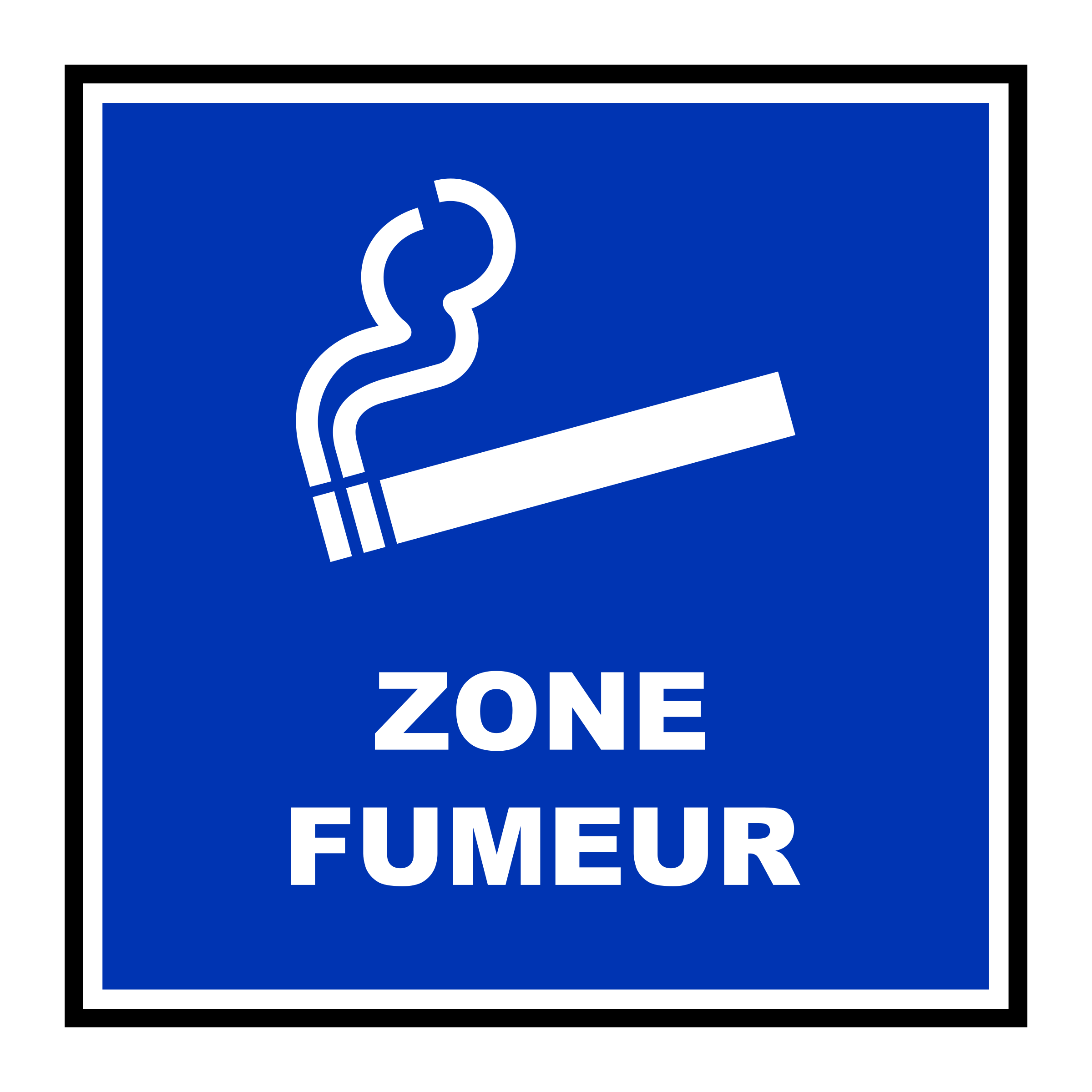 clipart zone fumeur