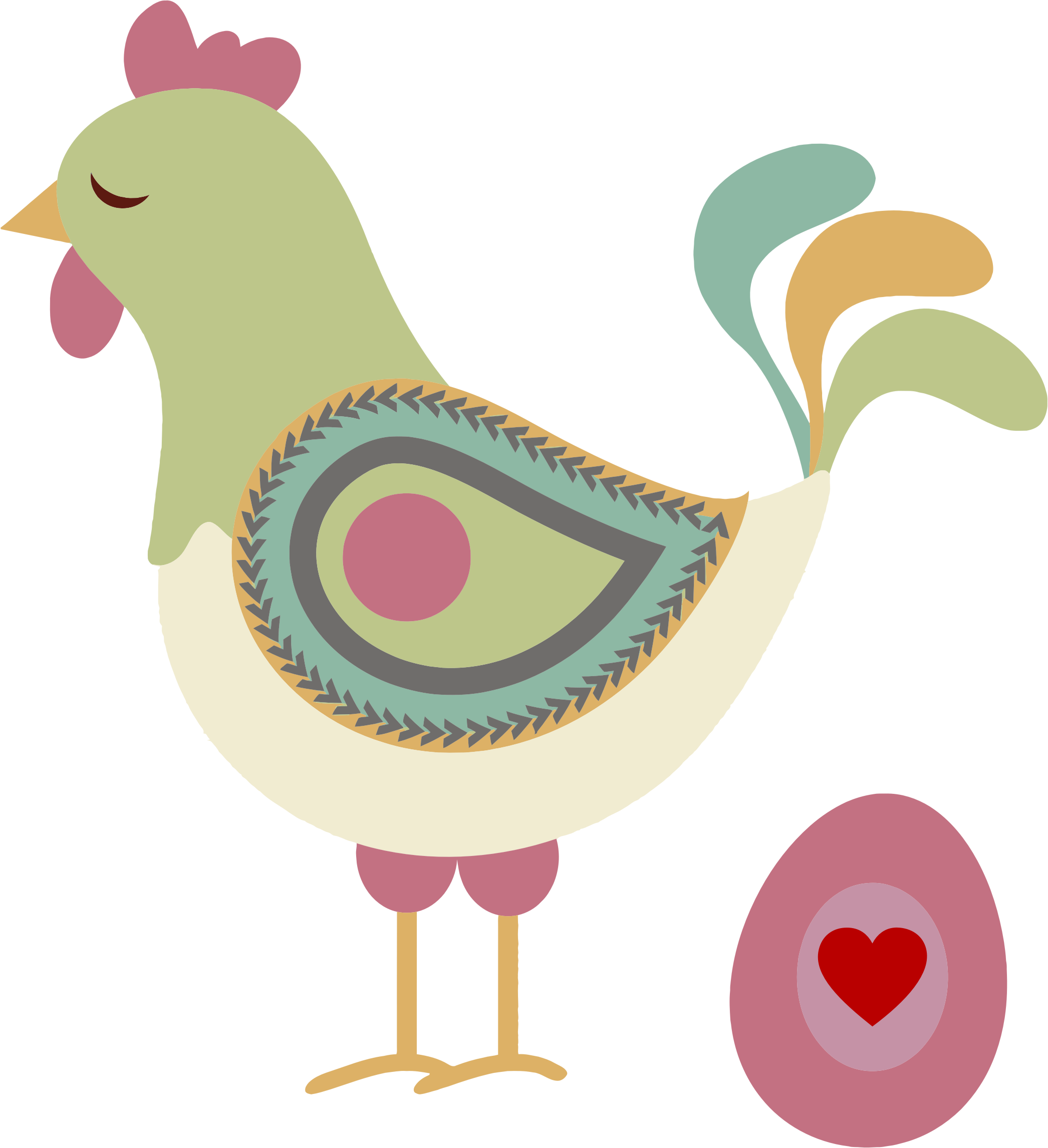 free clipart chicken and eggs - photo #37