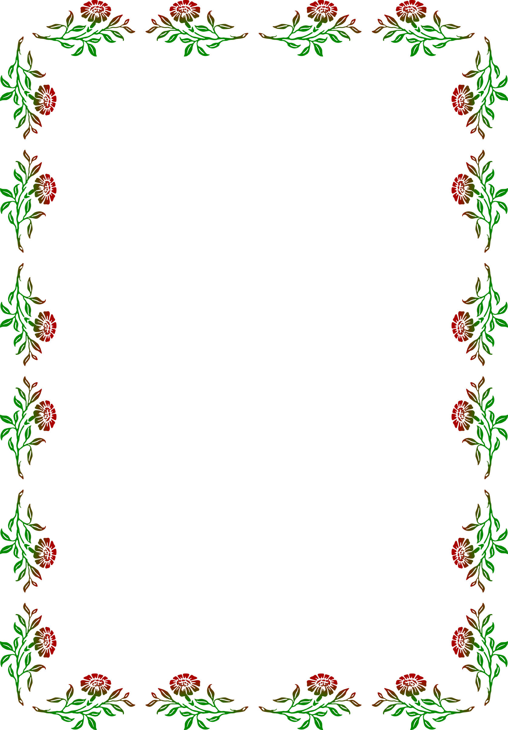 clipart flower border frame - photo #49