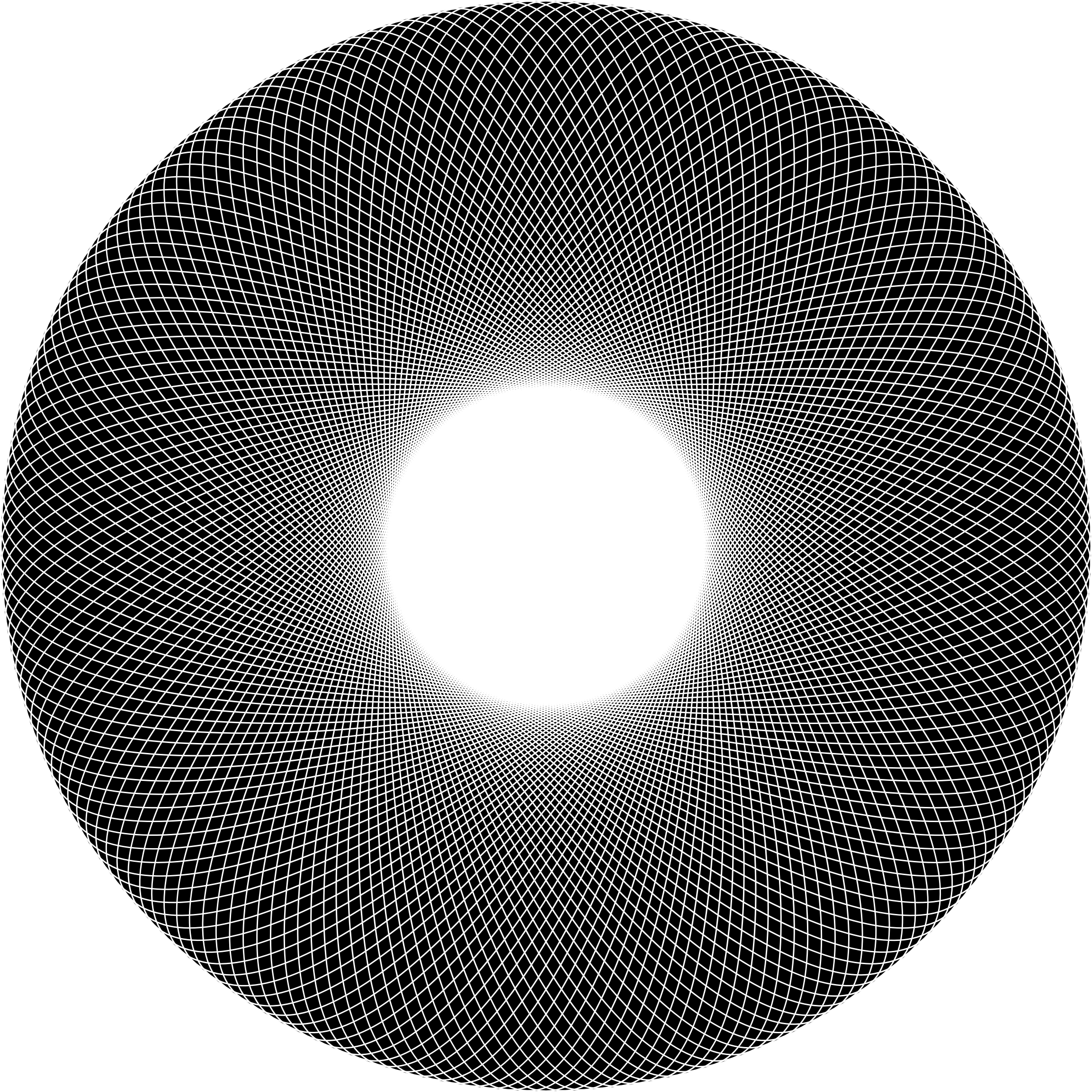 Geometric Line Art : Clipart geometric line art torus