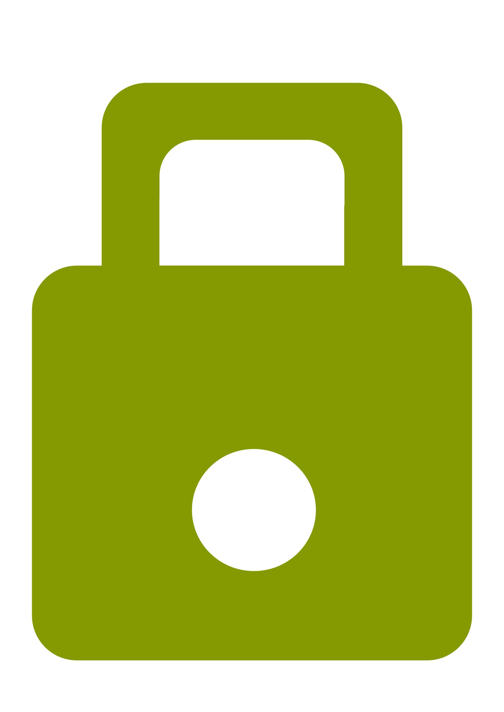 Green padlock