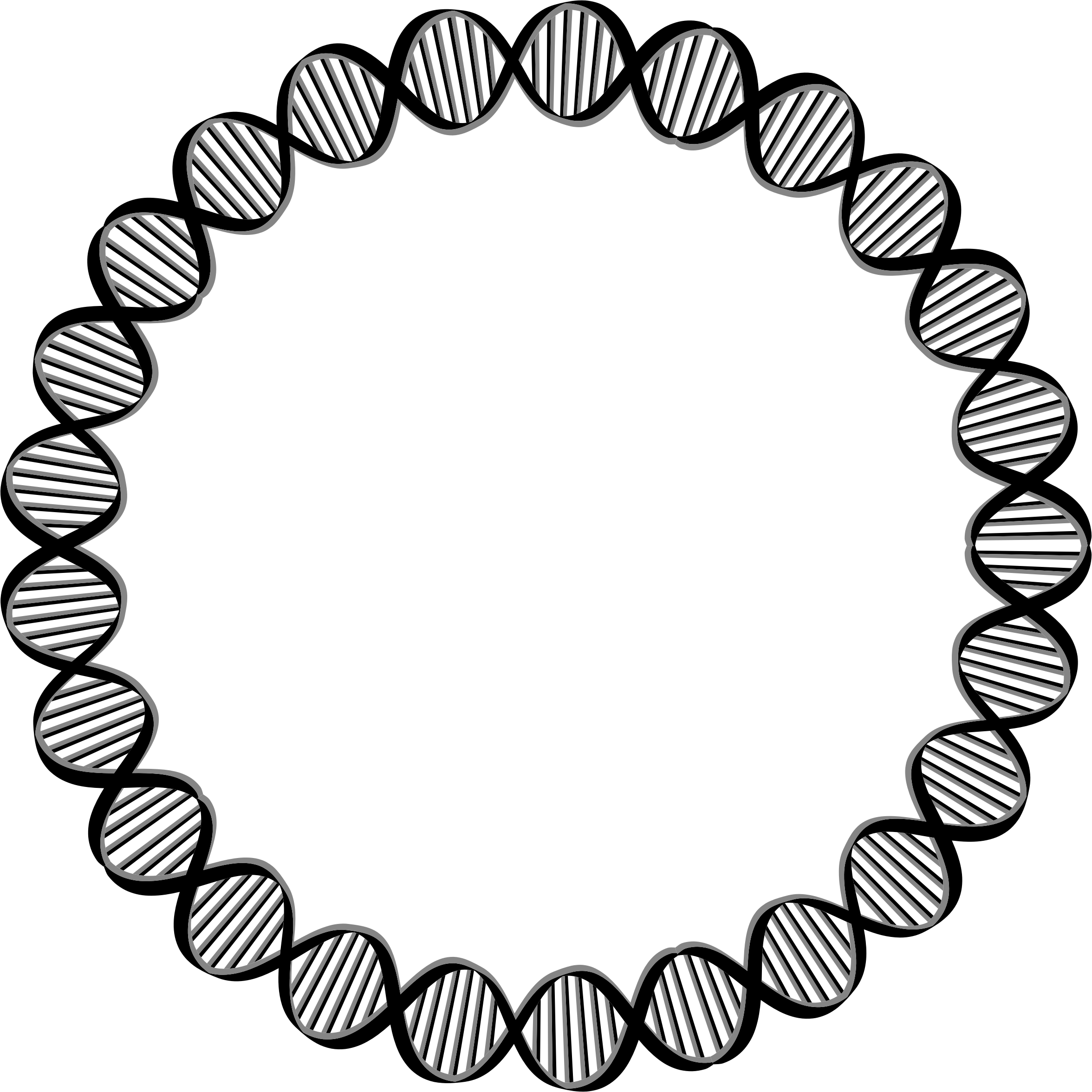 Clipart - DNA Circle Large