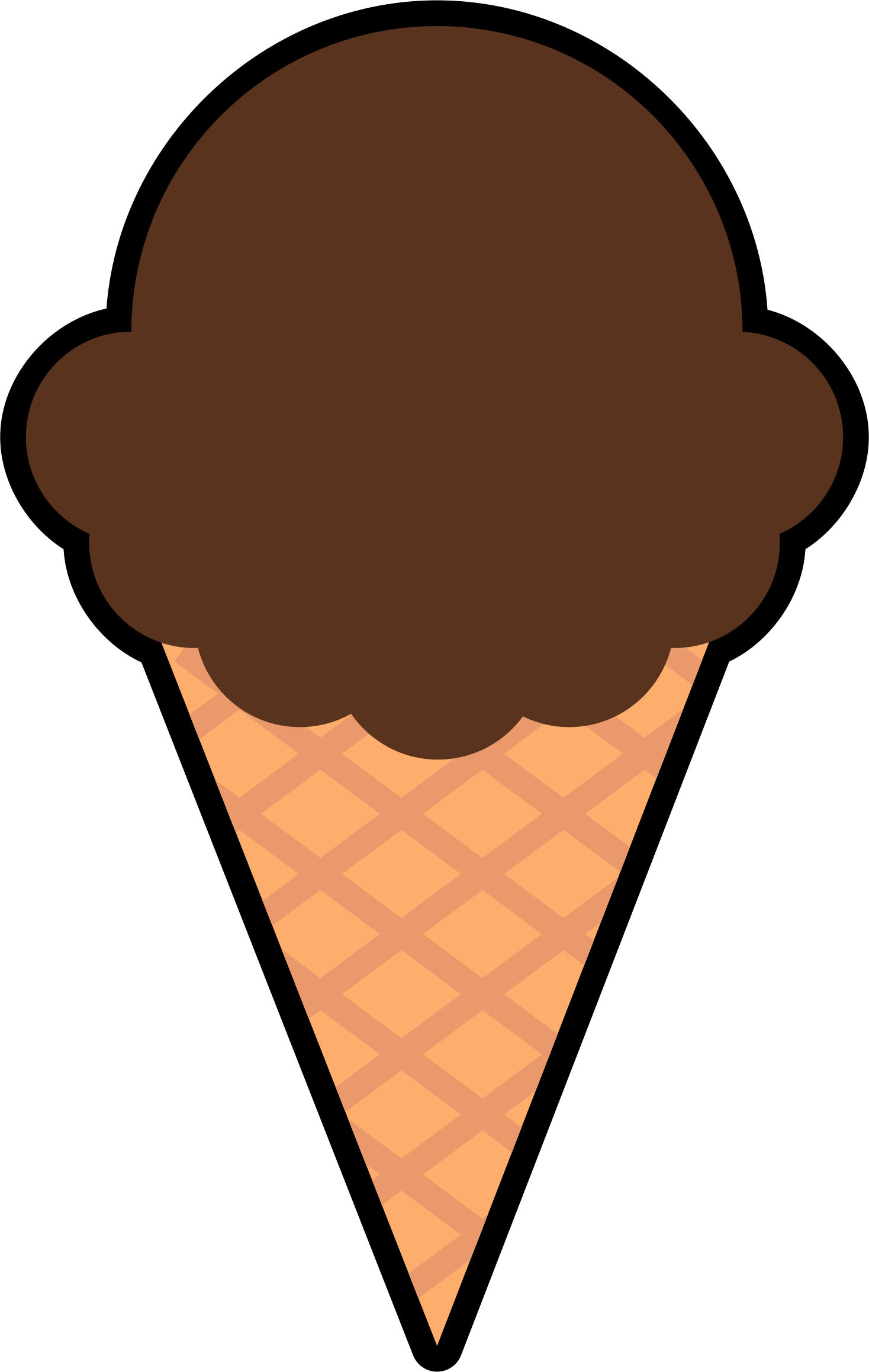 clipart of an ice cream cone - photo #32