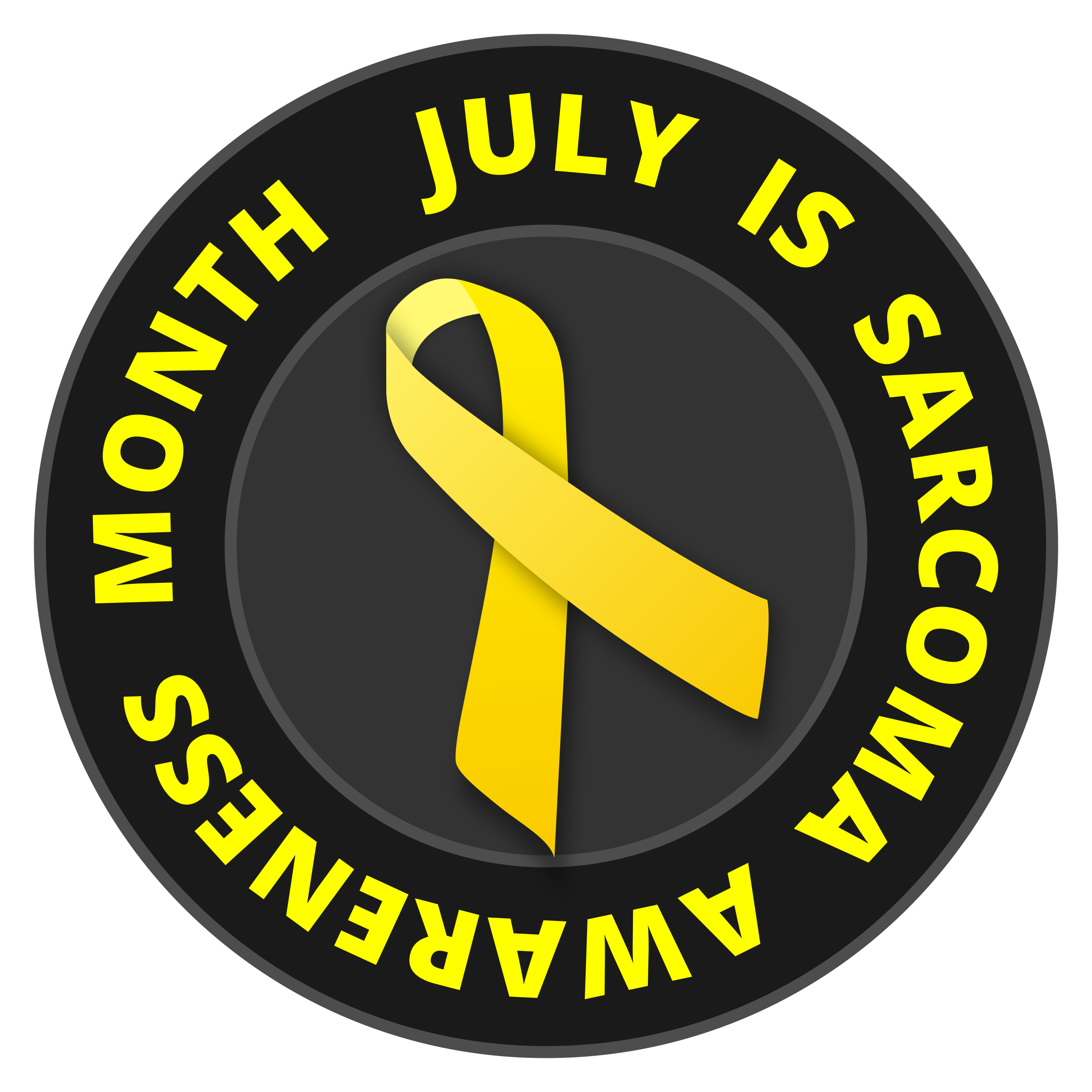 Clipart - July is Sarcoma Awareness Month