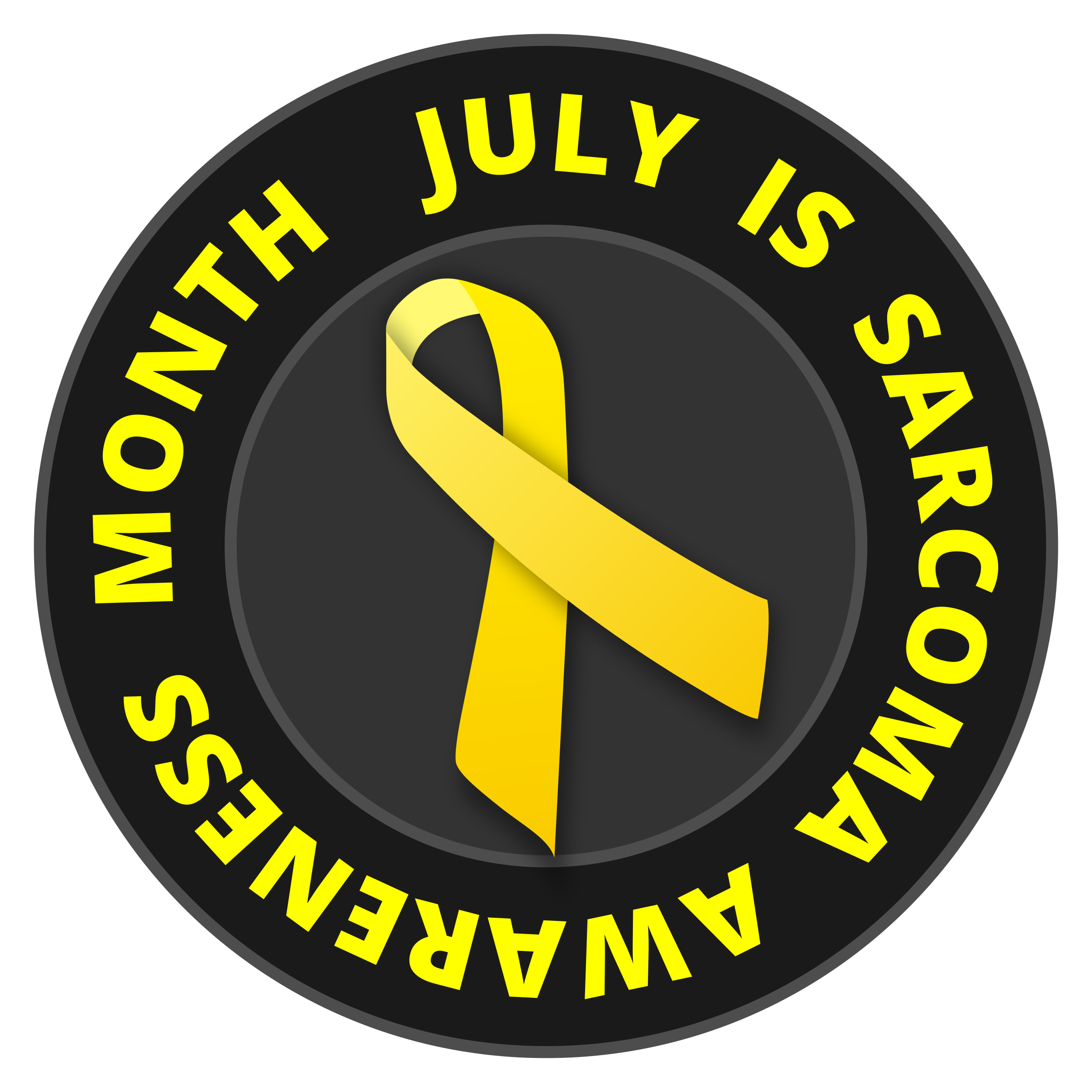 Clipart July Is Sarcoma Awareness Month