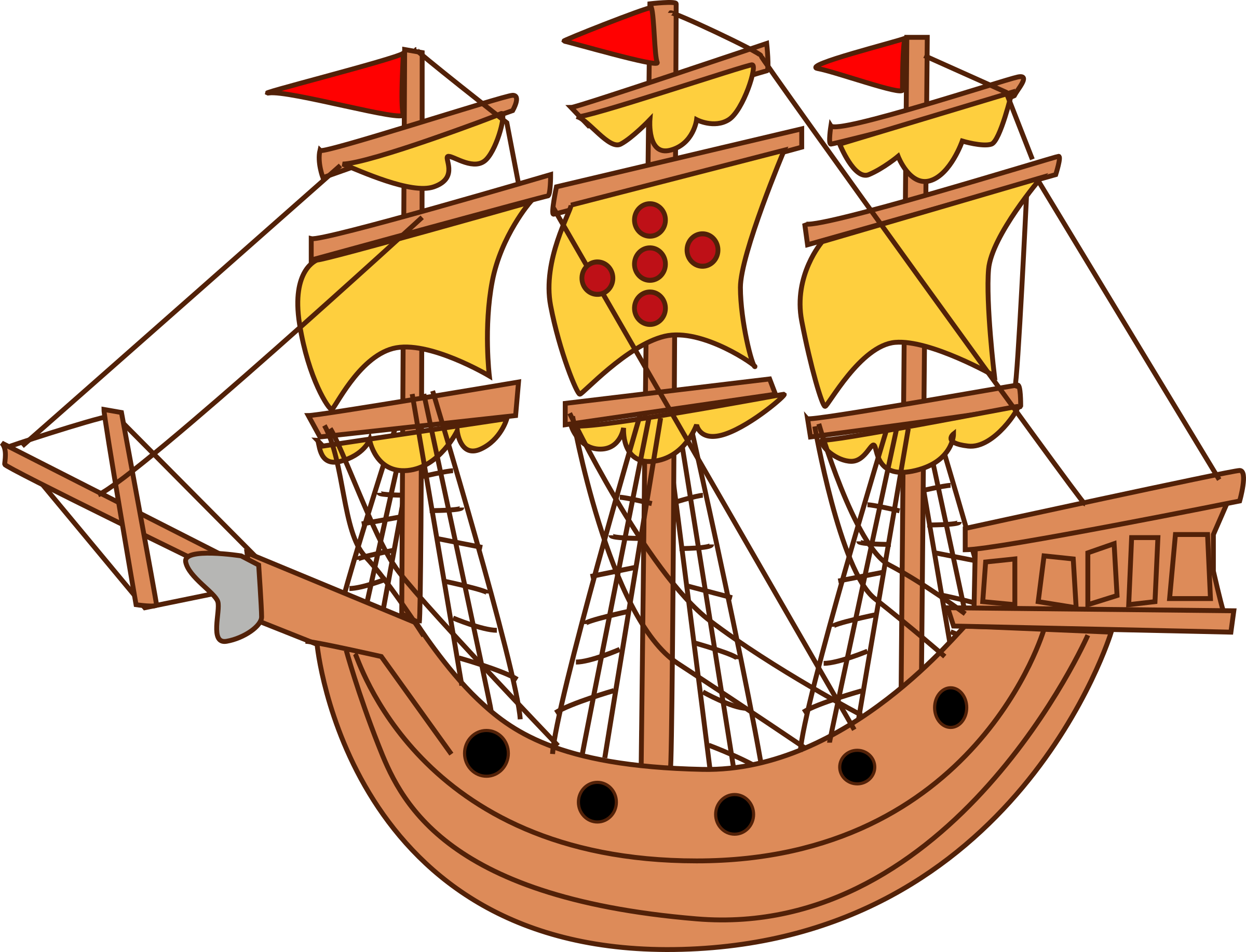 clipart of a ship - photo #50